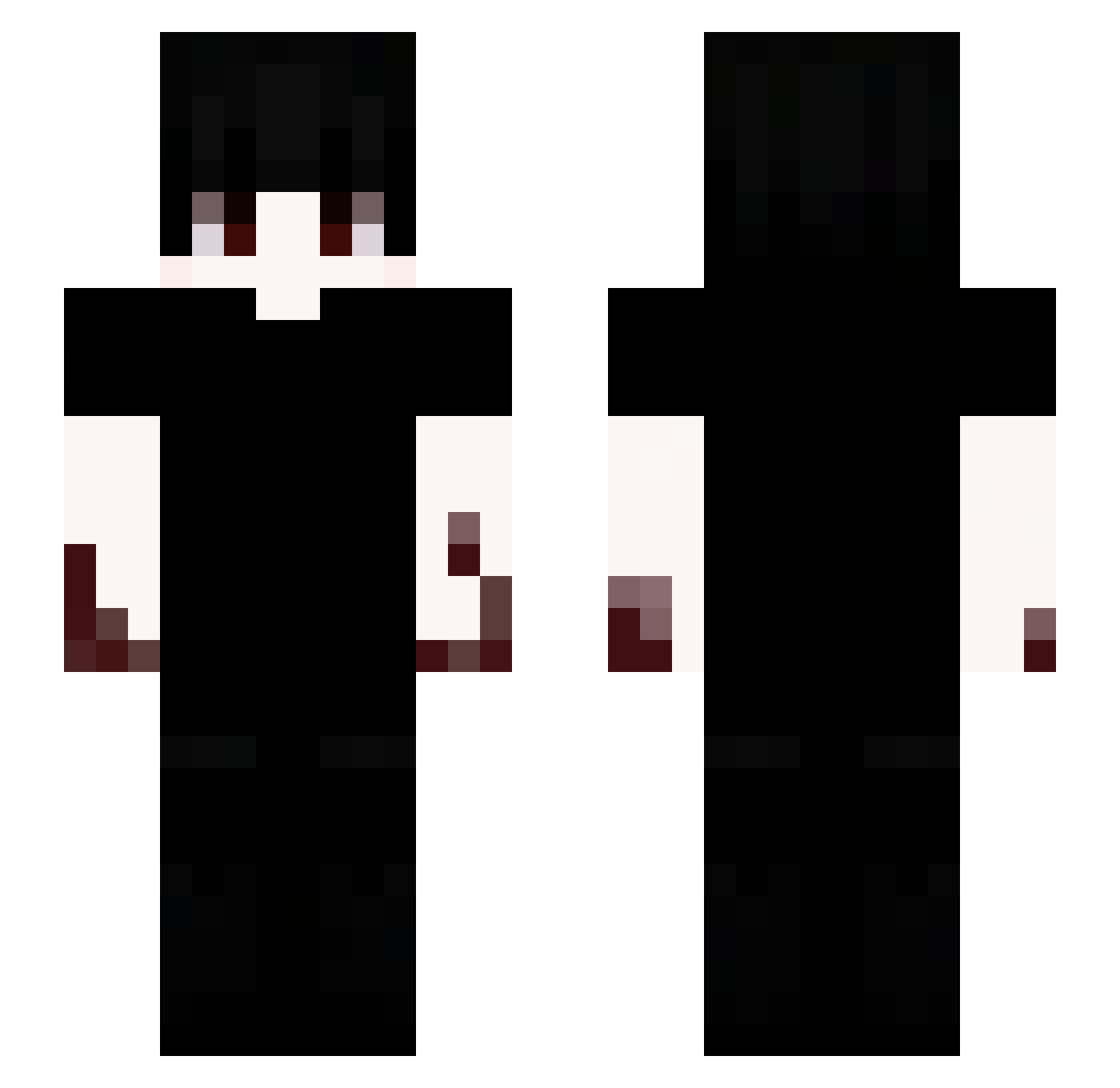 Theussz__ Minecraft skin, front and back view