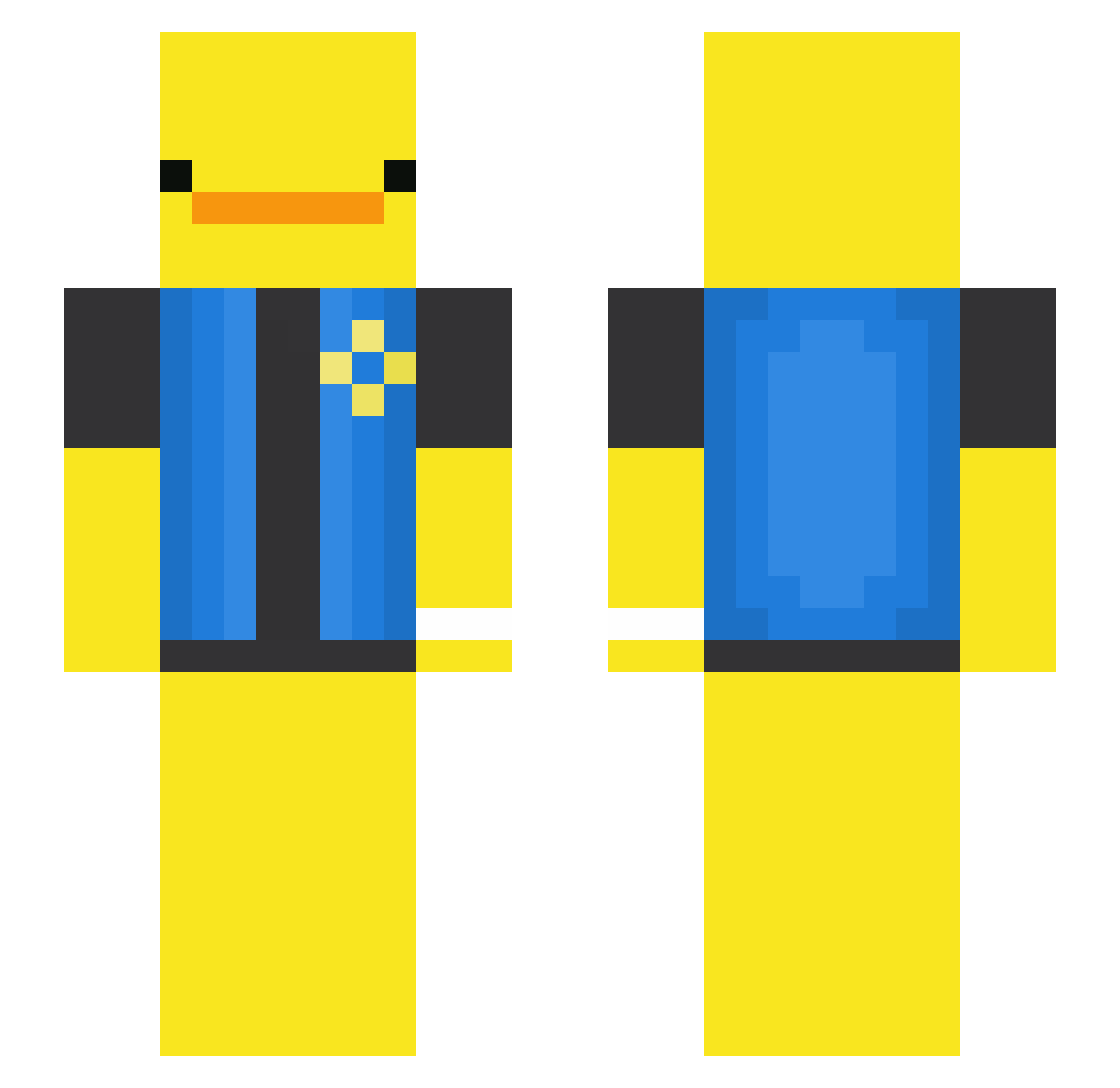 EELLIISSSS Minecraft skin, front and back view