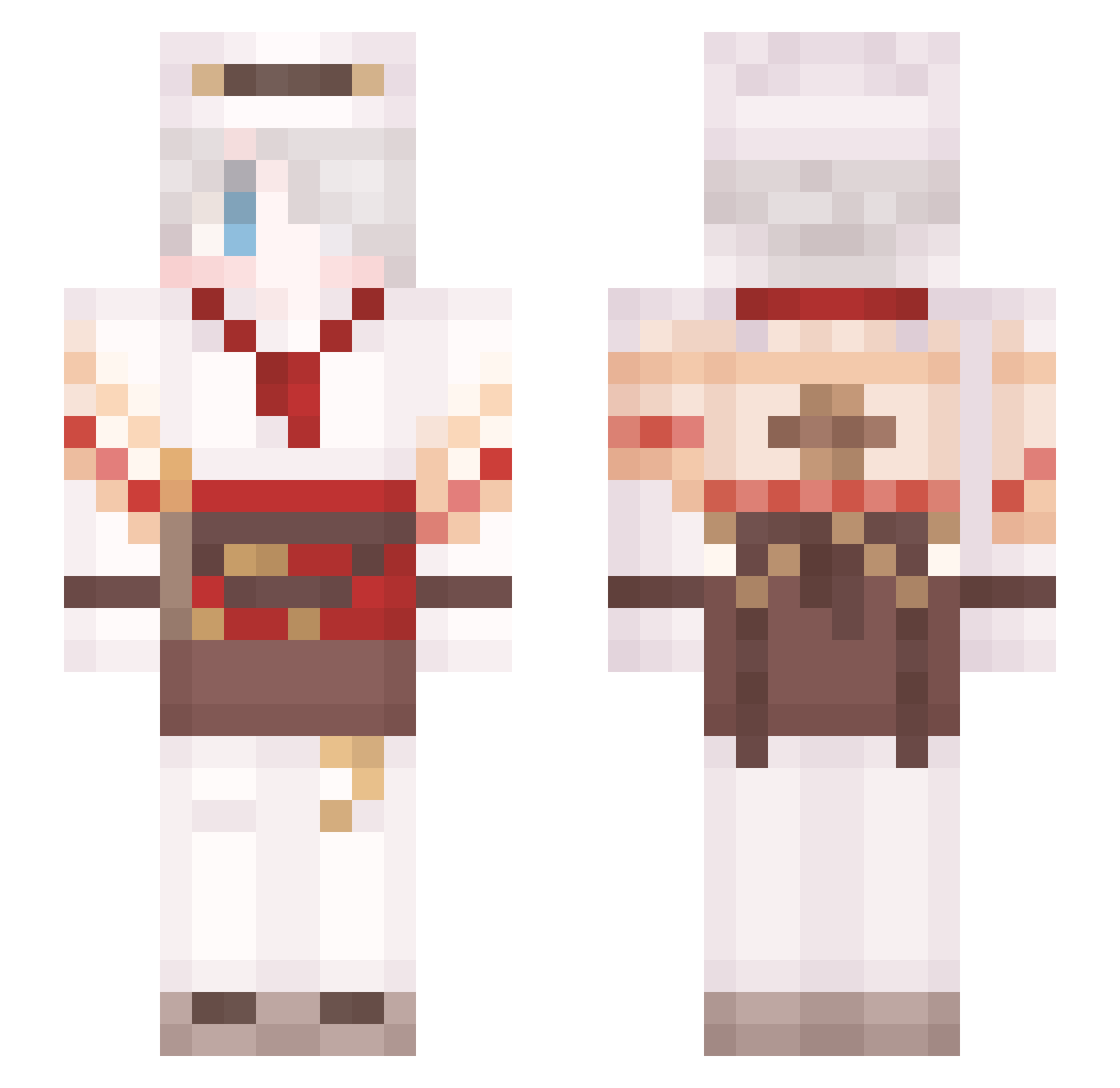 sang_nom_a Minecraft skin, front and back view