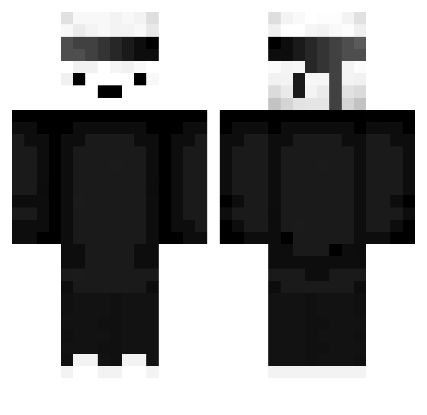 mlv__ Minecraft skin, front and back view