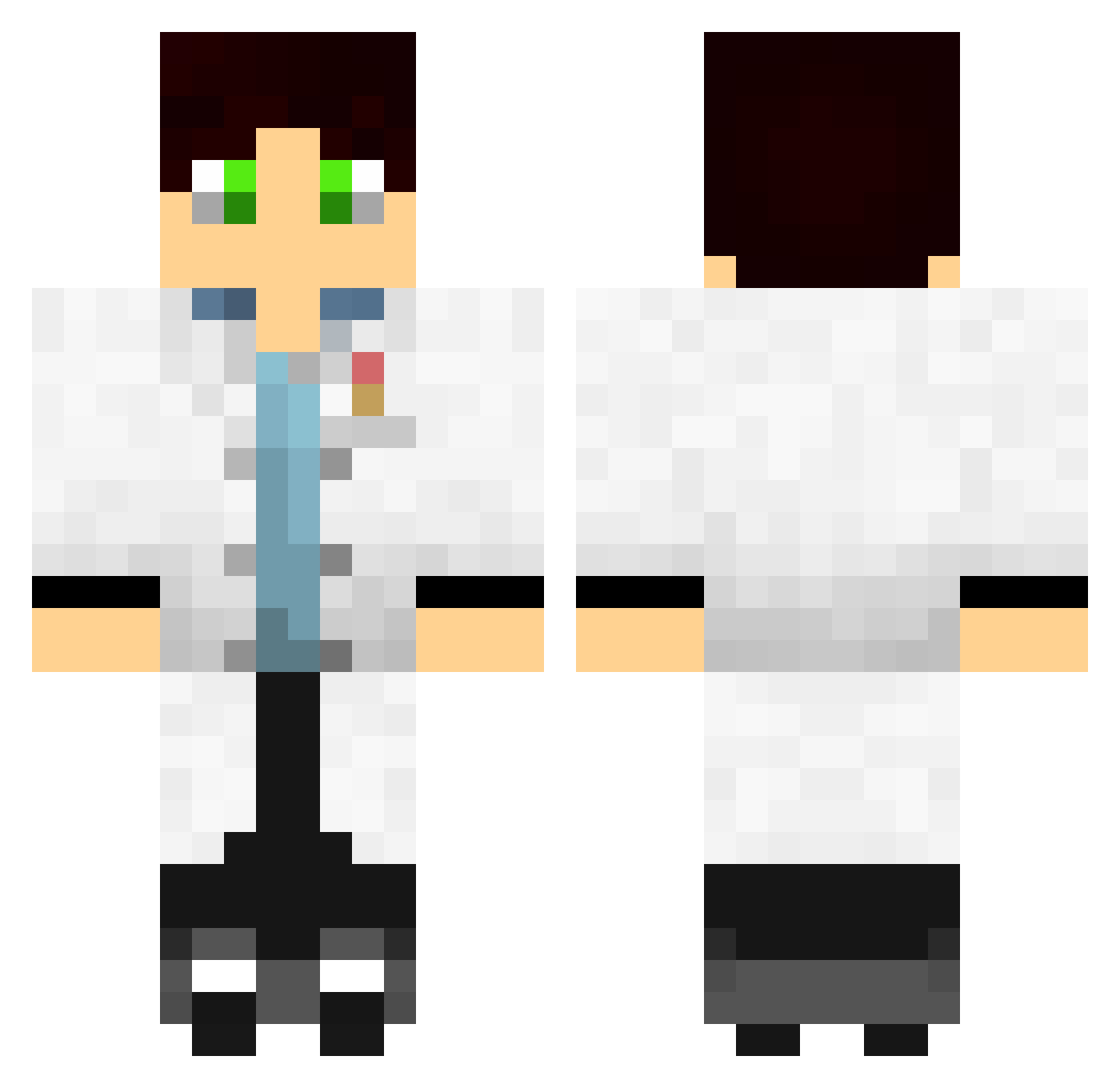 bernardoprocca Minecraft skin, front and back view
