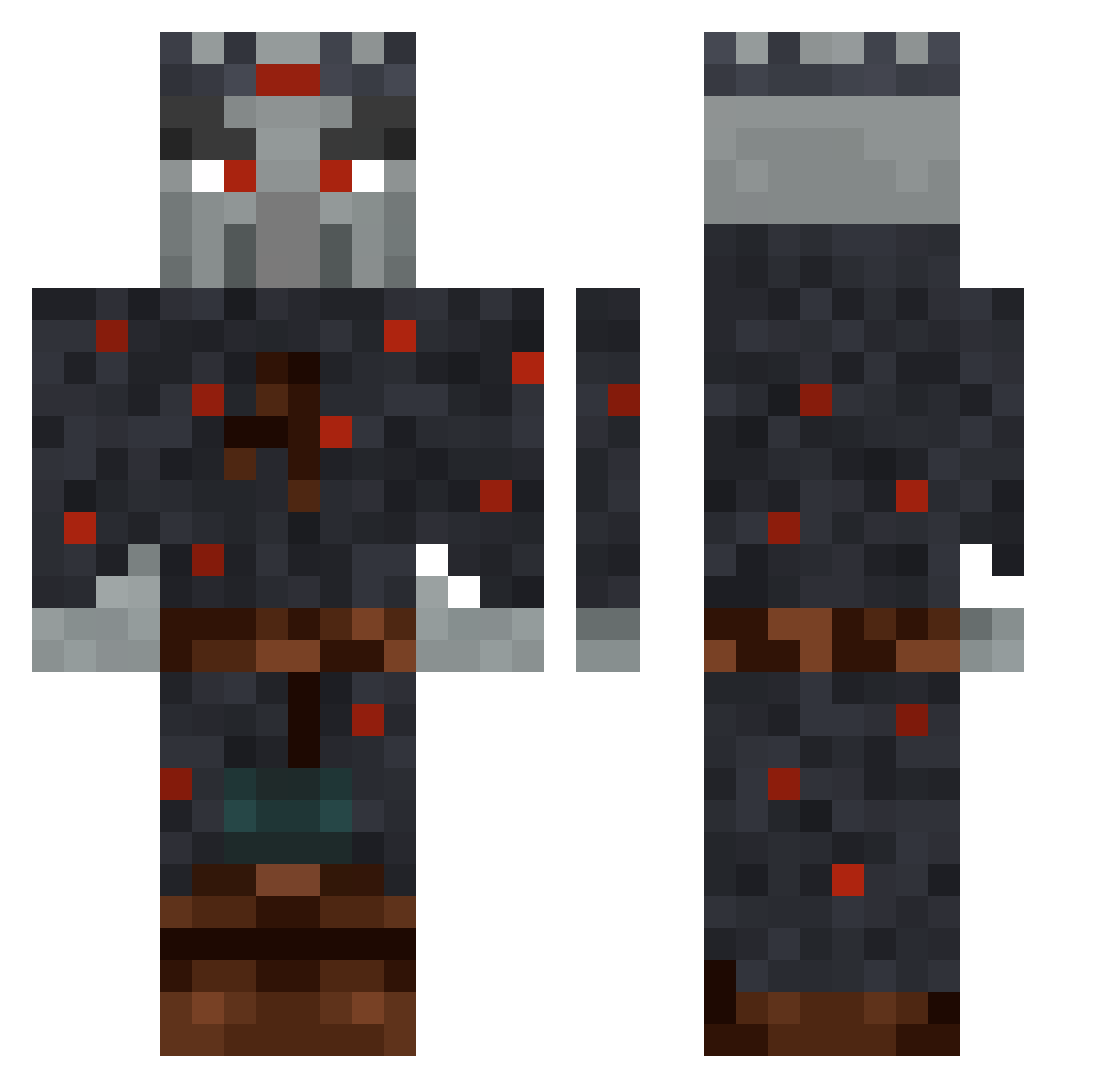 Meme_Dealer29999 Minecraft skin, front and back view