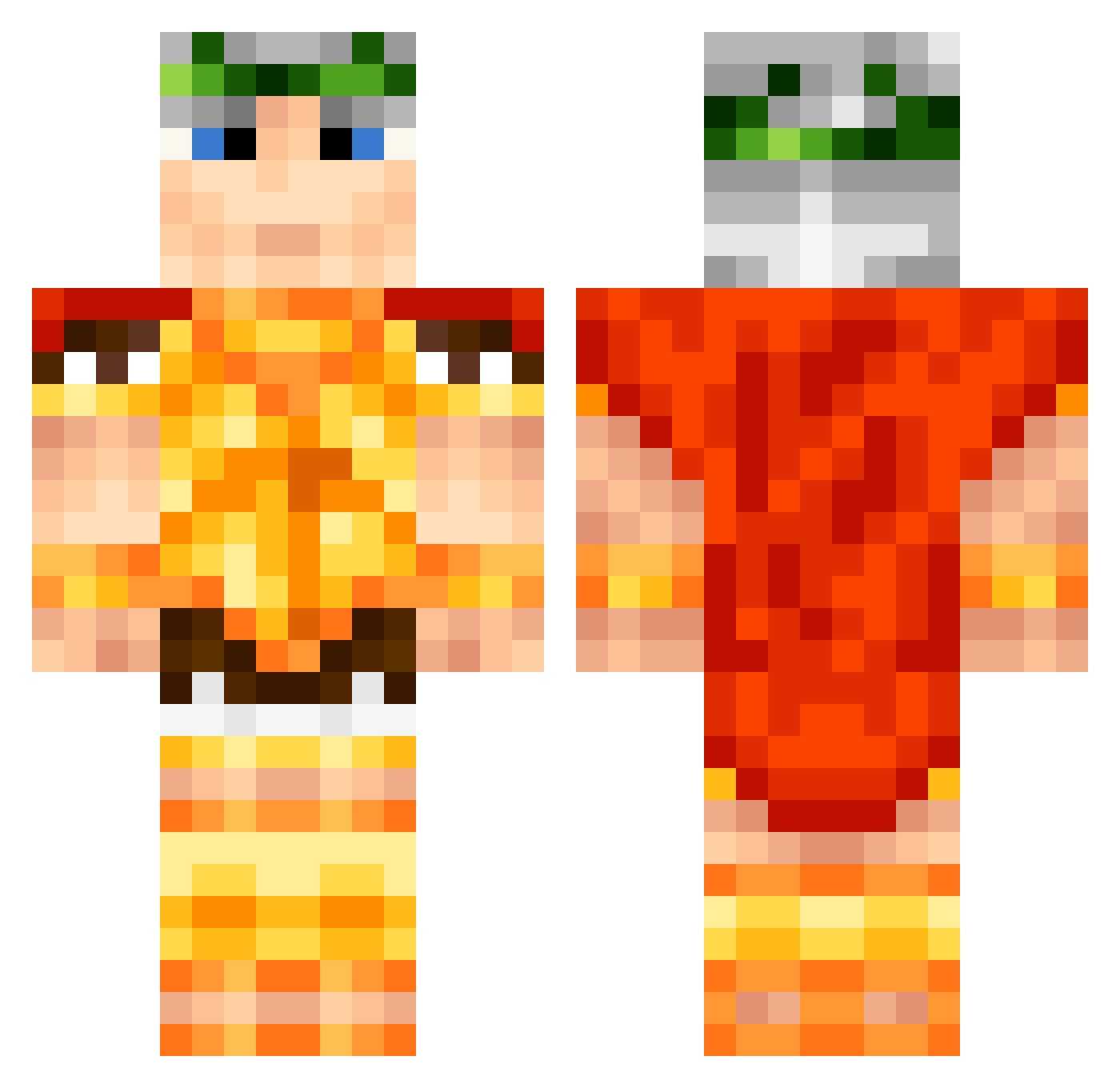 Stevefan_ Minecraft skin, front and back view