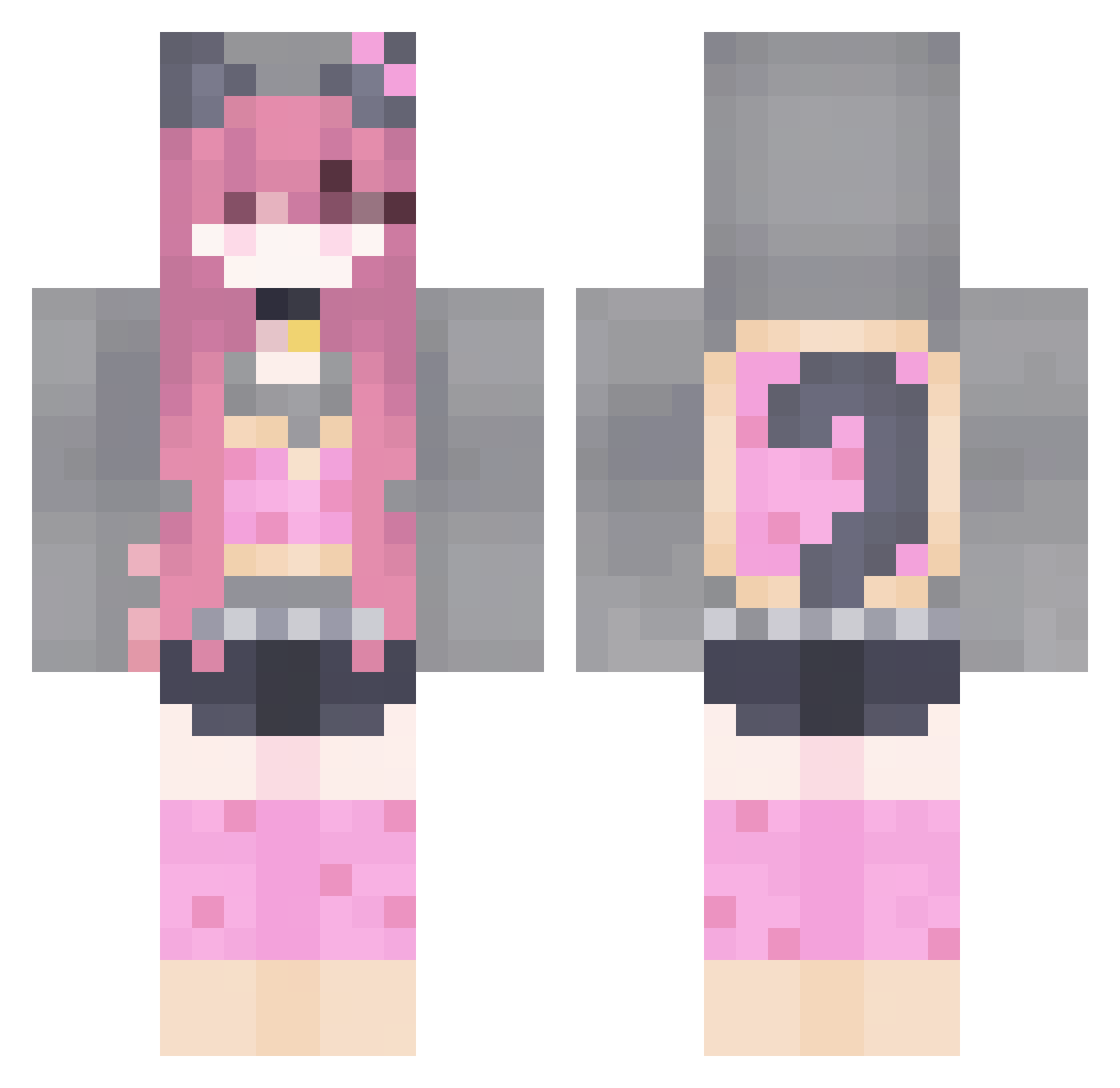 _im_Professional Minecraft skin, front and back view