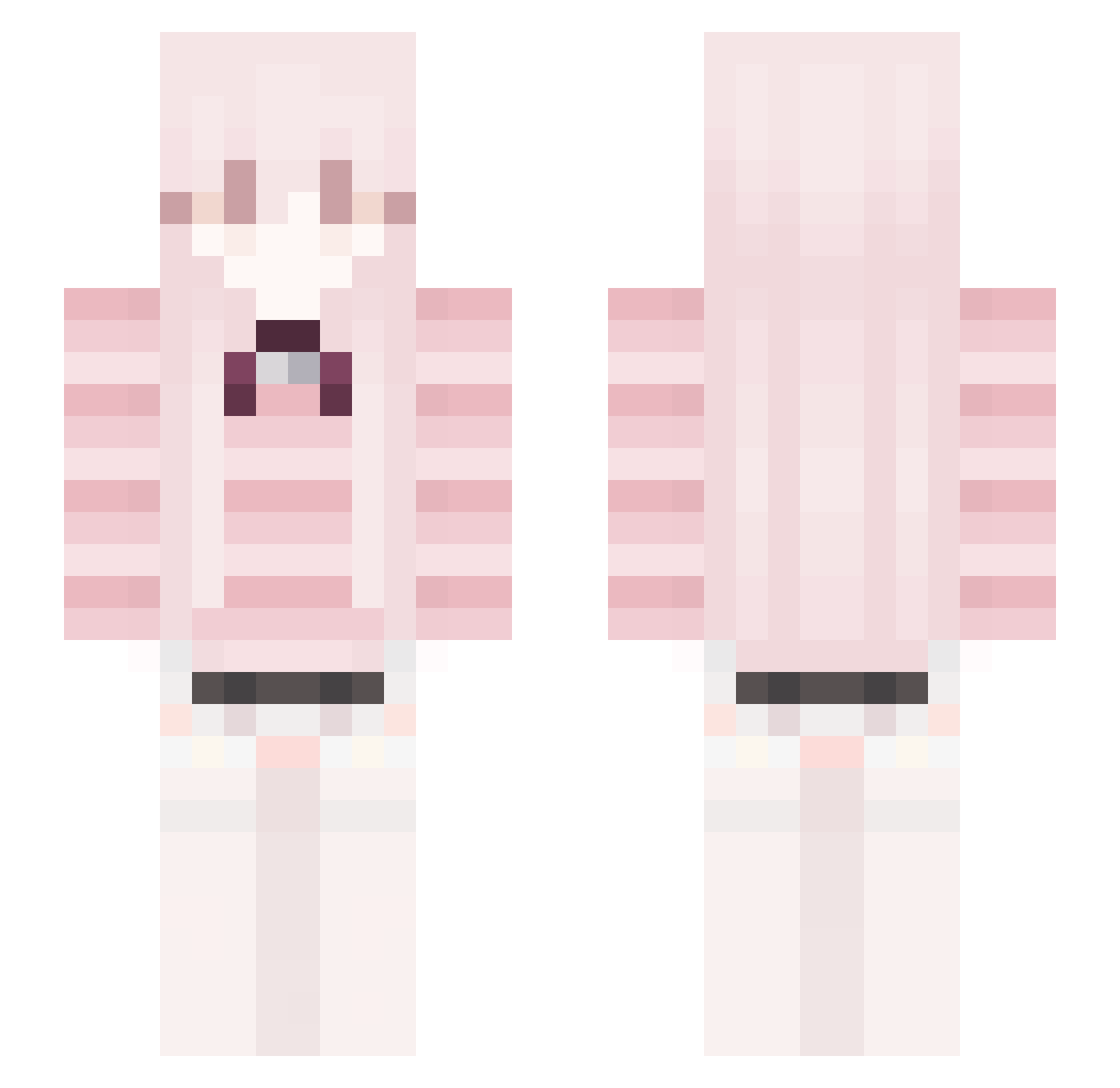 Vyx_TTV Minecraft skin, front and back view