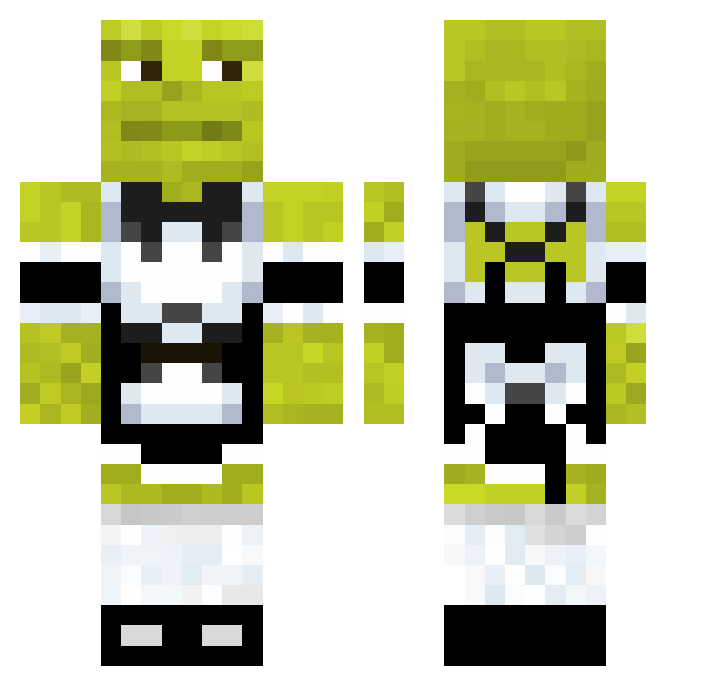 Speeedy__ Minecraft skin, front and back view
