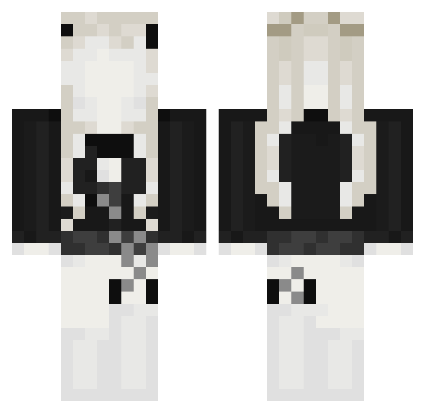 jellycubes_ Minecraft skin, front and back view