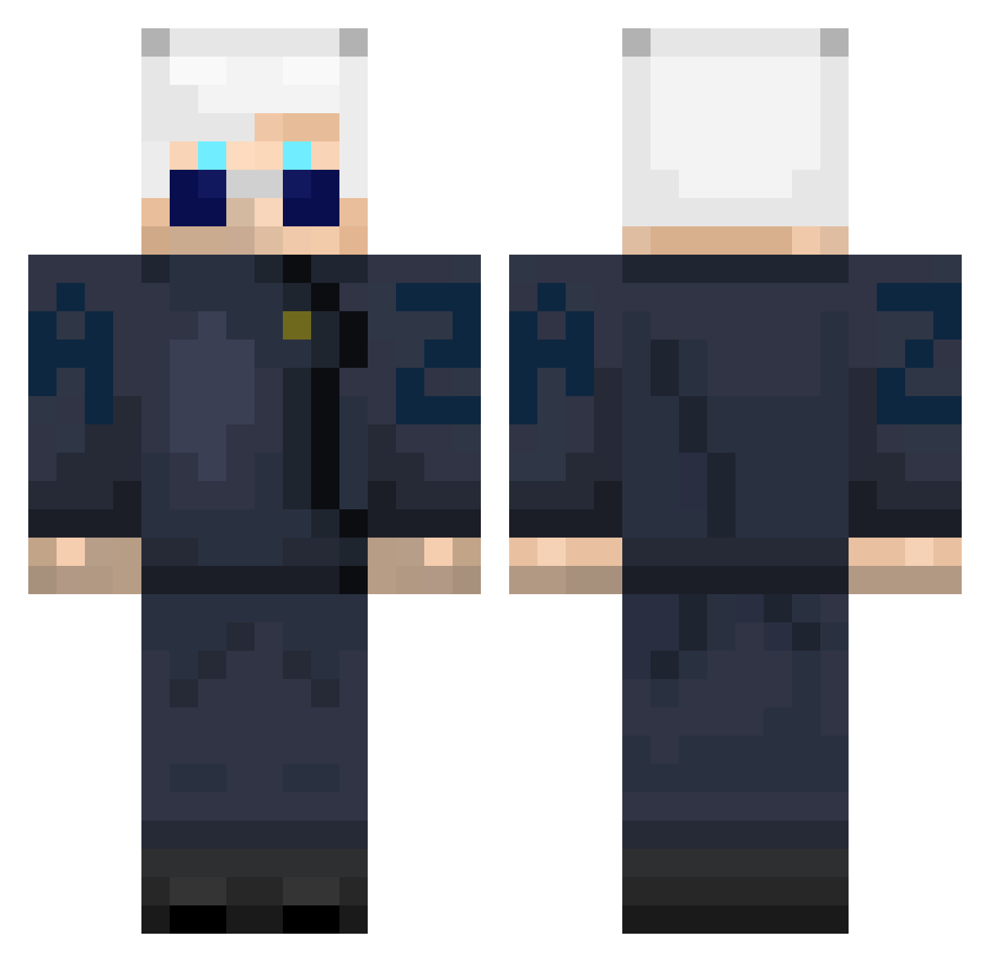 PichicaMurciana Minecraft skin, front and back view