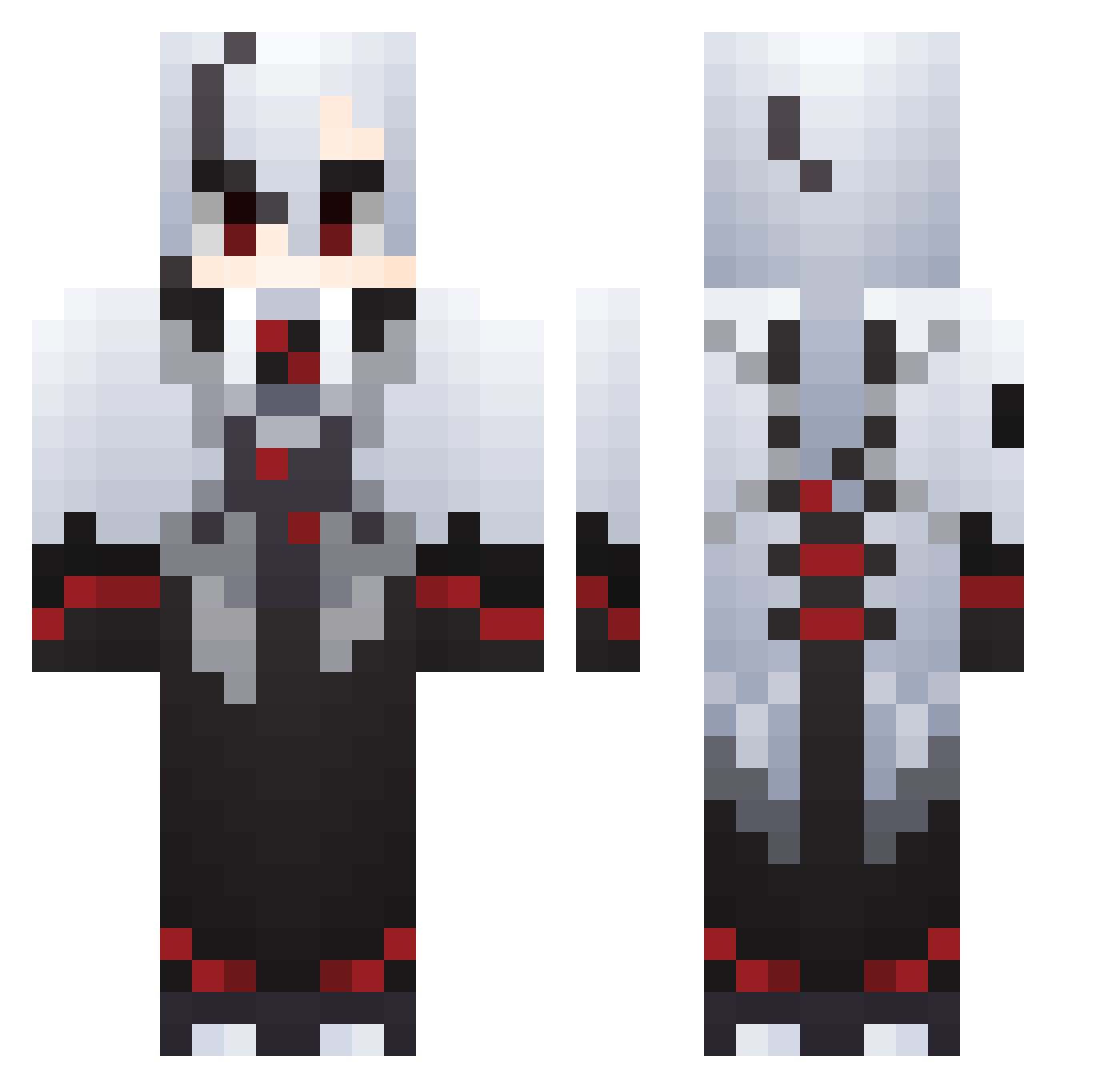 danliloso Minecraft skin, front and back view