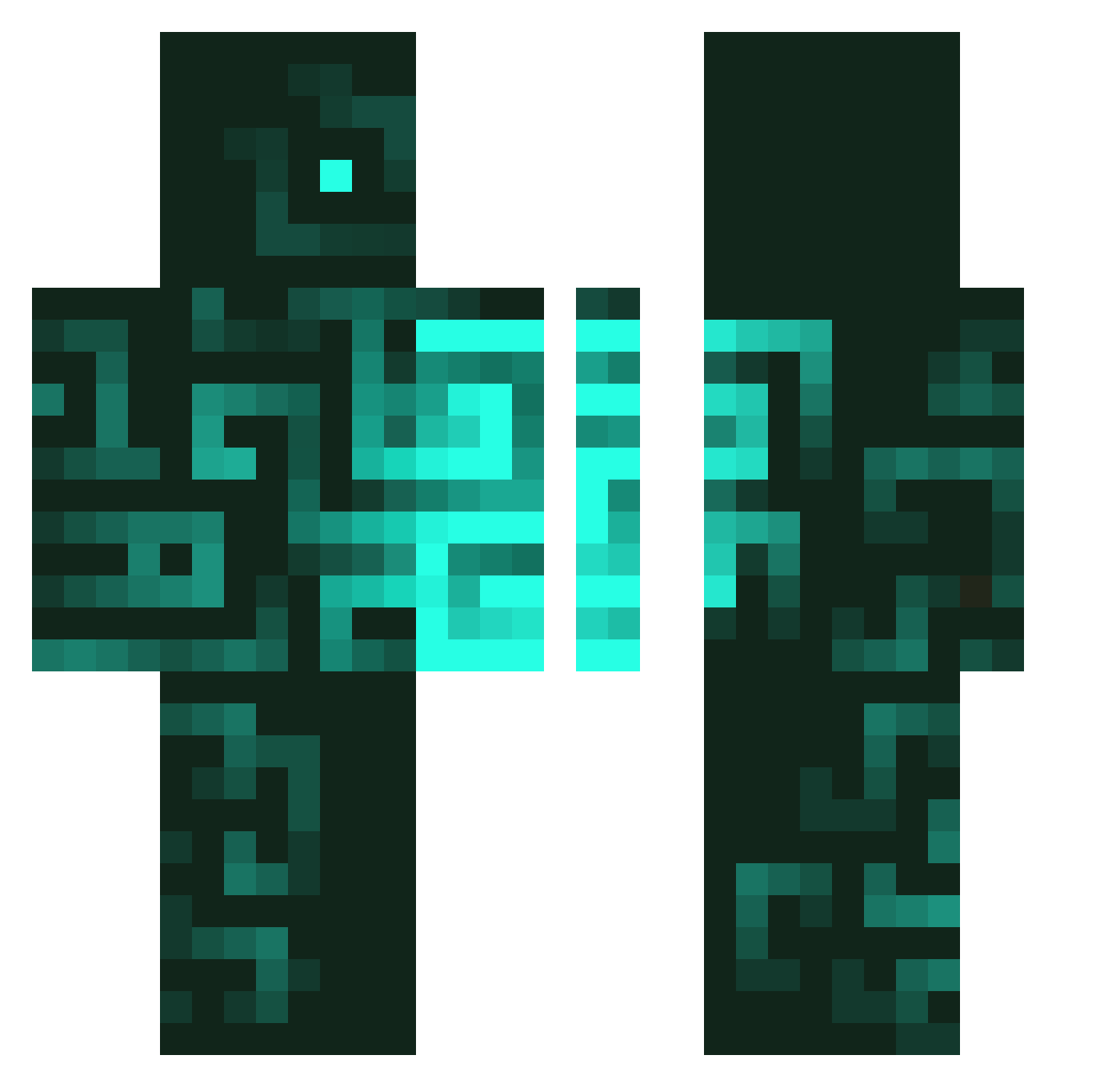 Ramollo2point0 Minecraft skin, front and back view