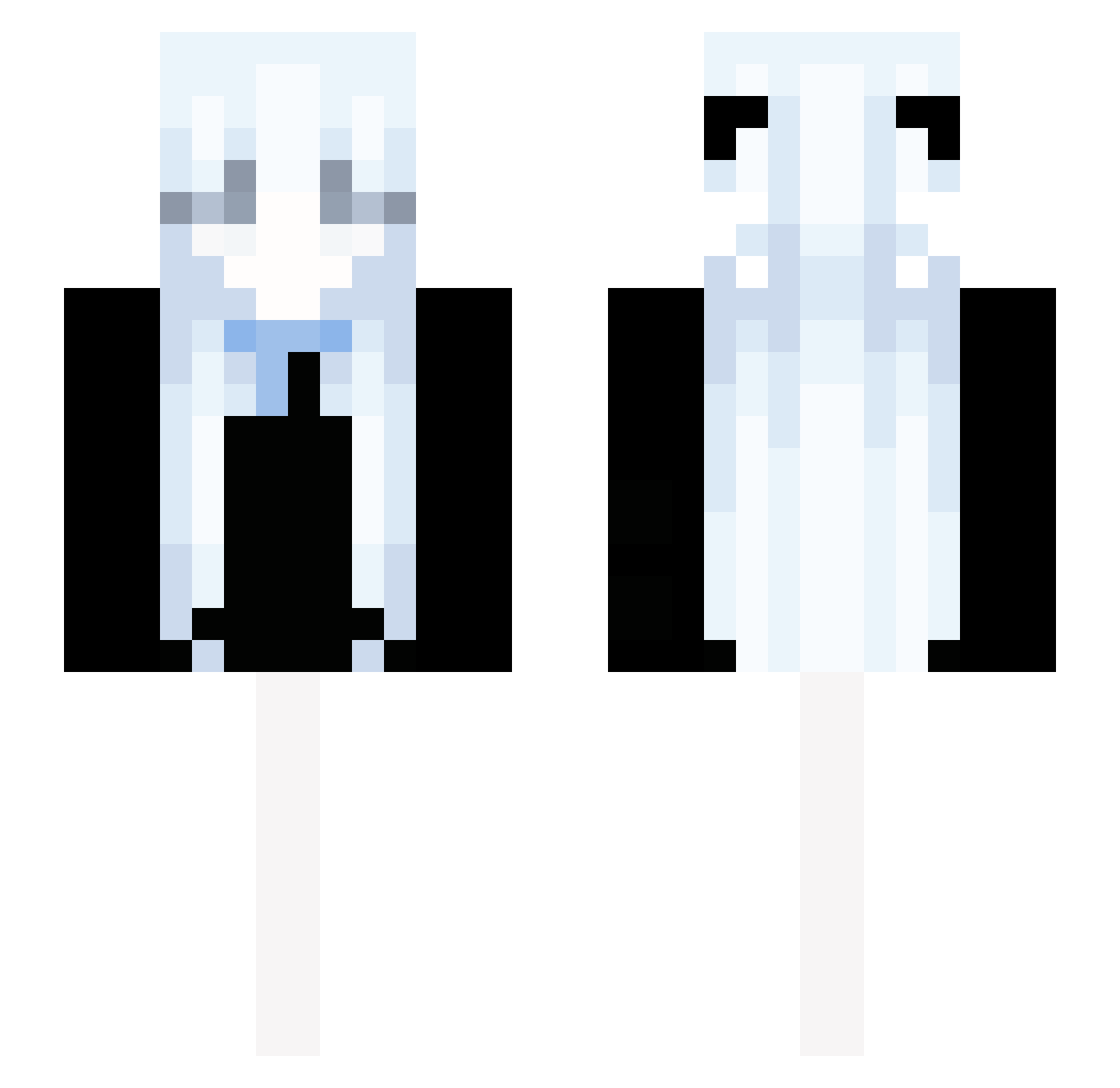 Twilight_Snow00 Minecraft skin, front and back view