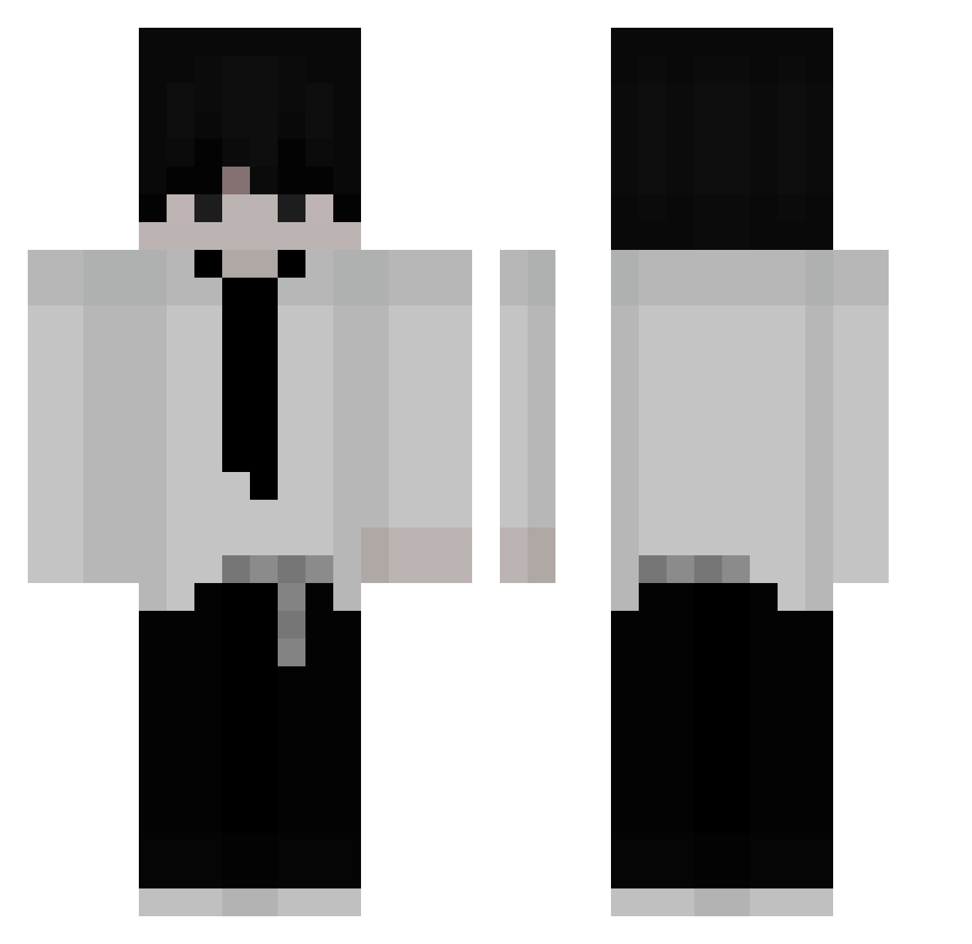 SixDoughnut_ Minecraft skin, front and back view