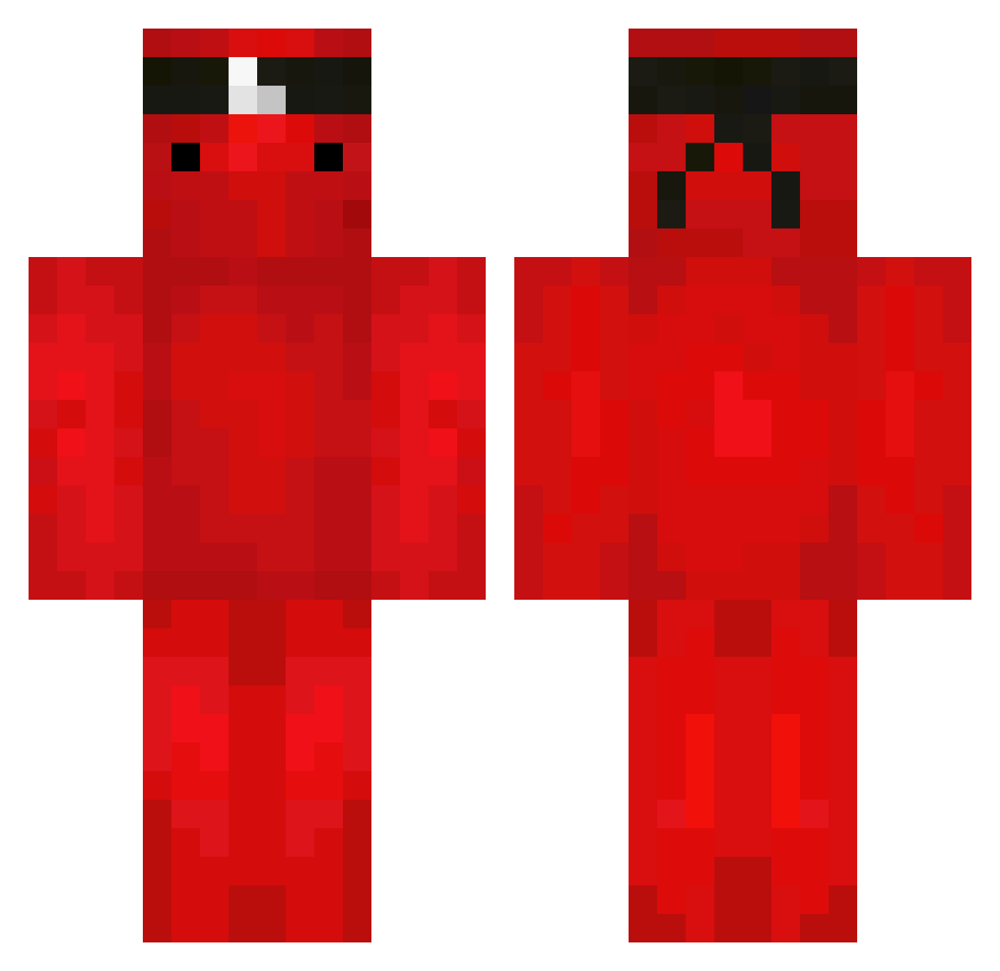 jtzzx Minecraft skin, front and back view