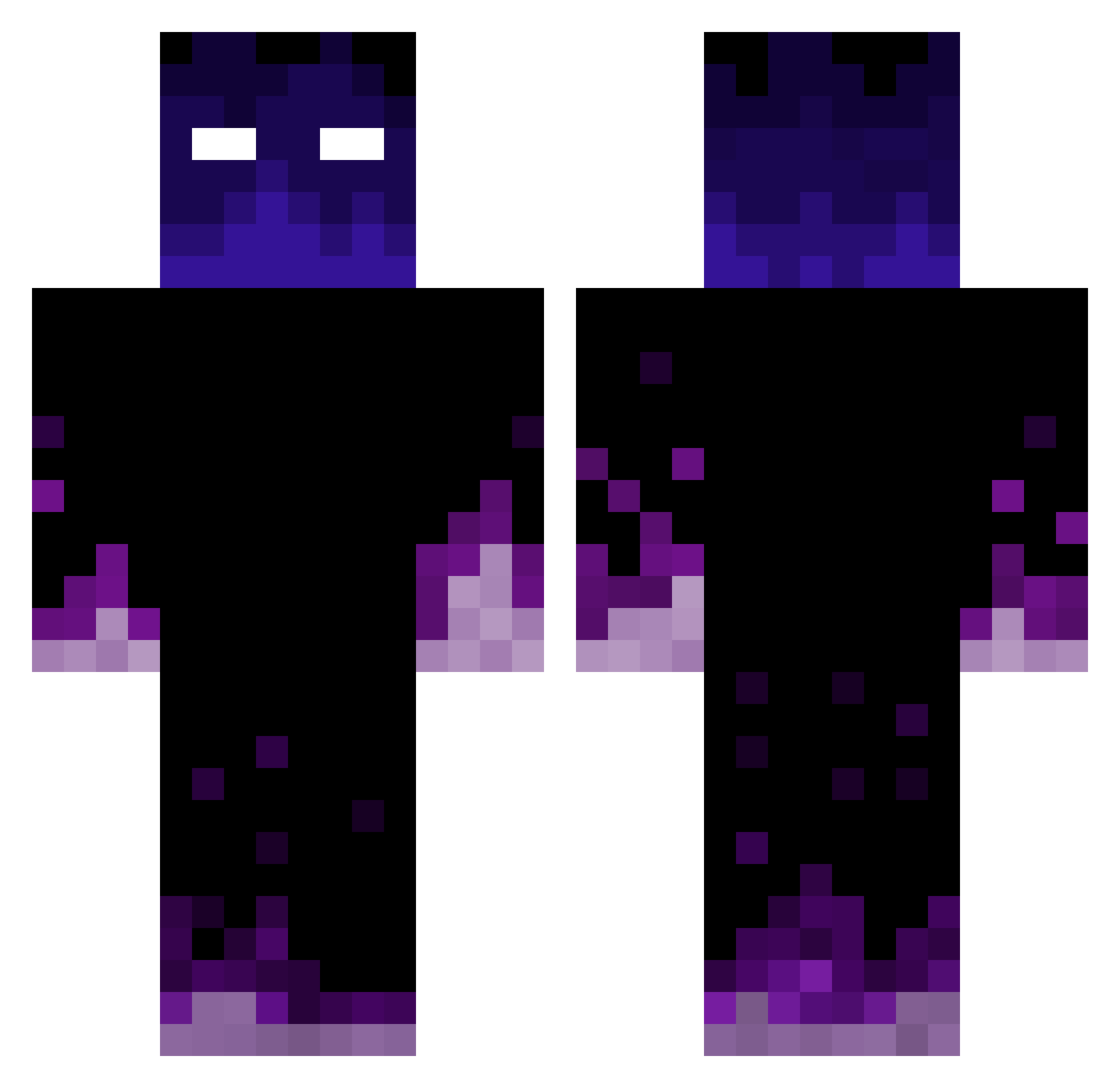 Reflex21_ Minecraft skin, front and back view