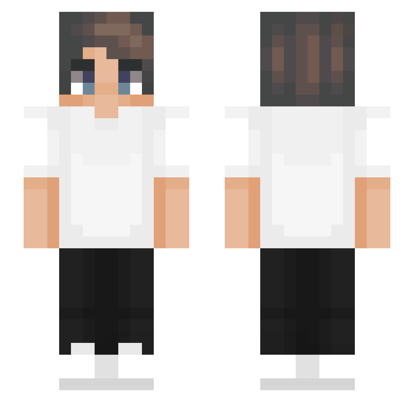 SkyLab_alpha Minecraft skin, front and back view