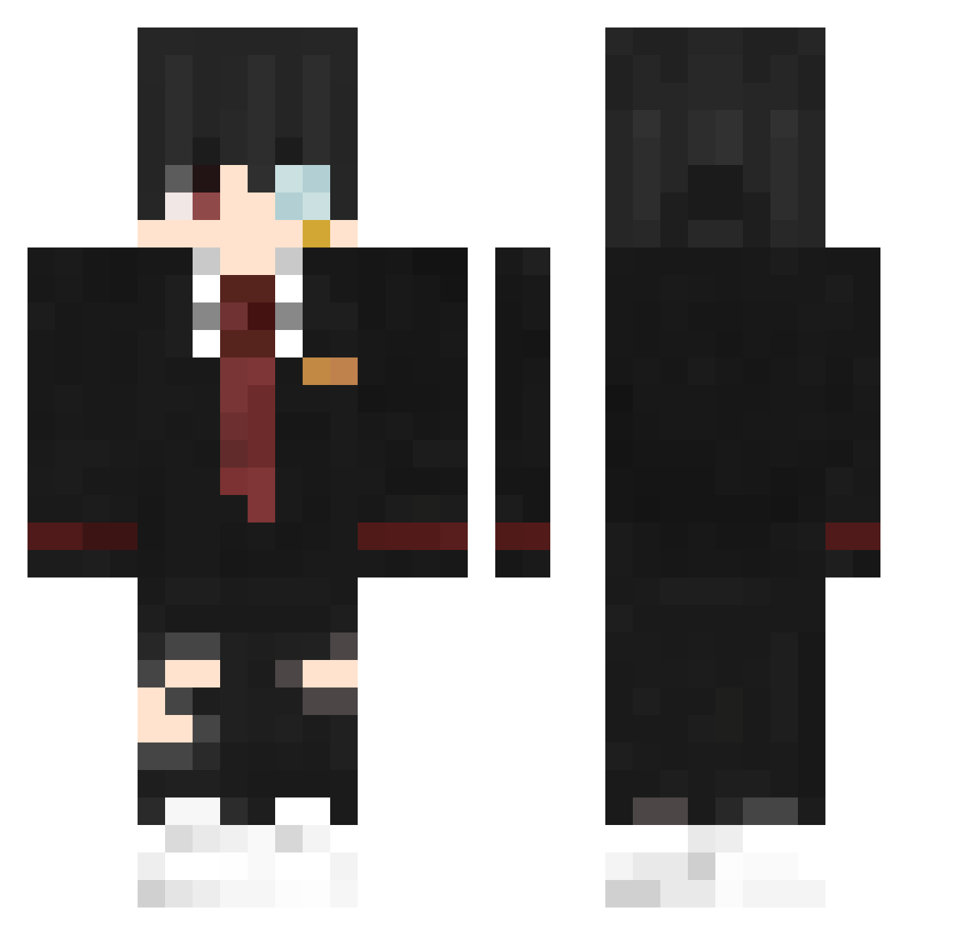 4ND_Xx Minecraft skin, front and back view