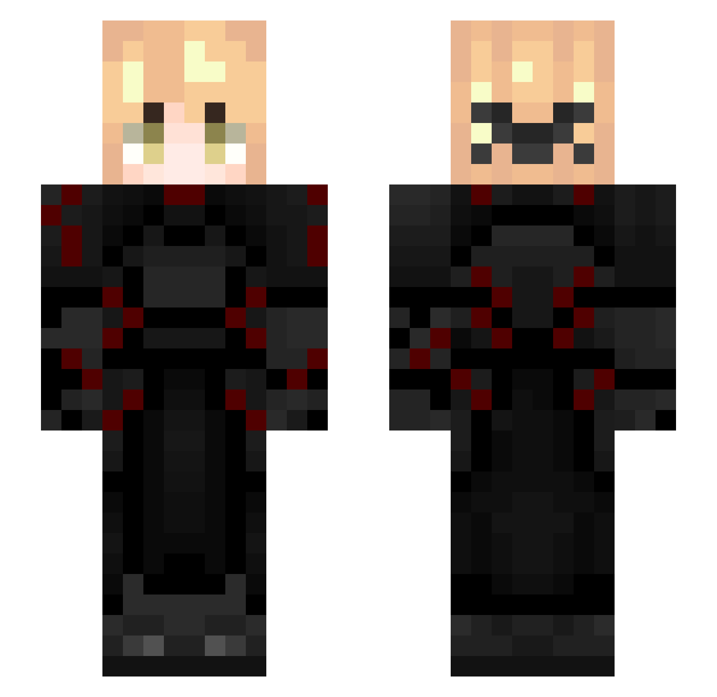 Terrorizerr_ Minecraft skin, front and back view