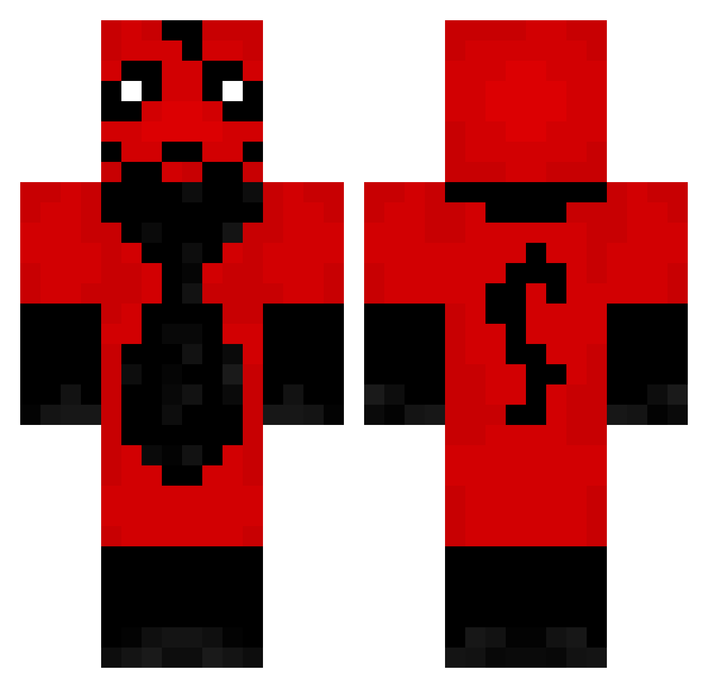 Prince_Meatball Minecraft skin, front and back view