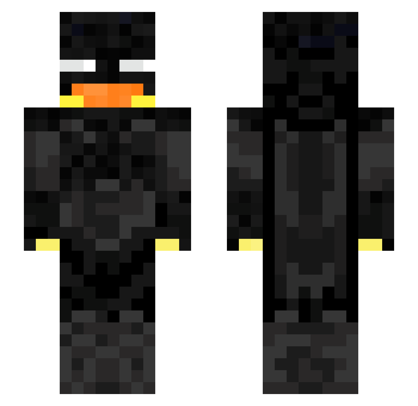 WhereIsKatzz Minecraft skin, front and back view
