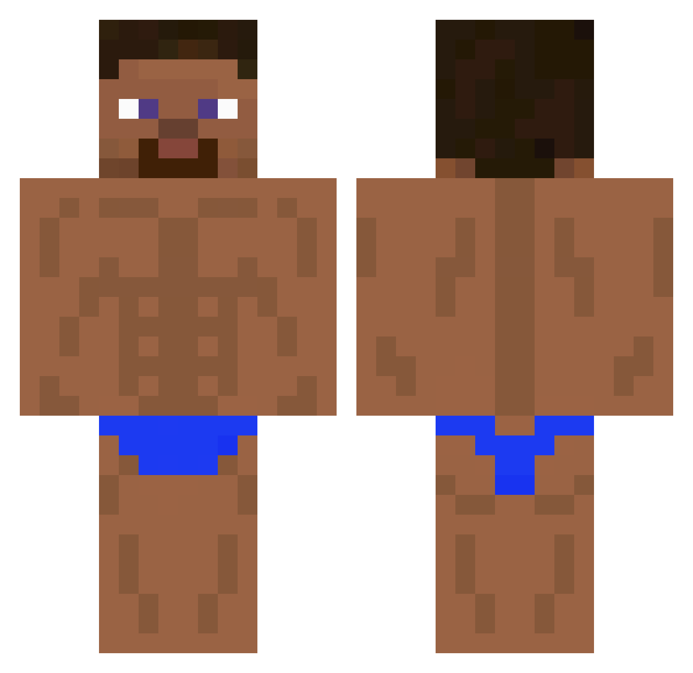 GonnerGabbe Minecraft skin, front and back view