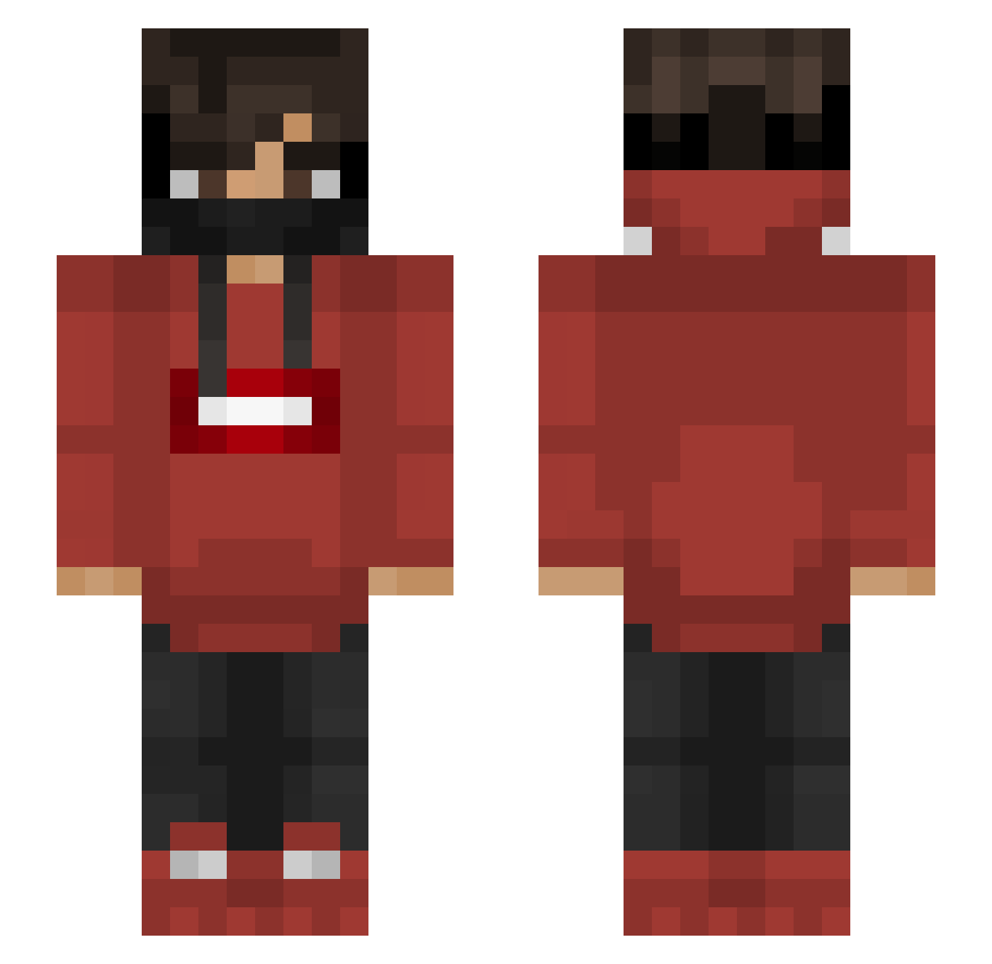 RG_Speed_YT Minecraft skin, front and back view