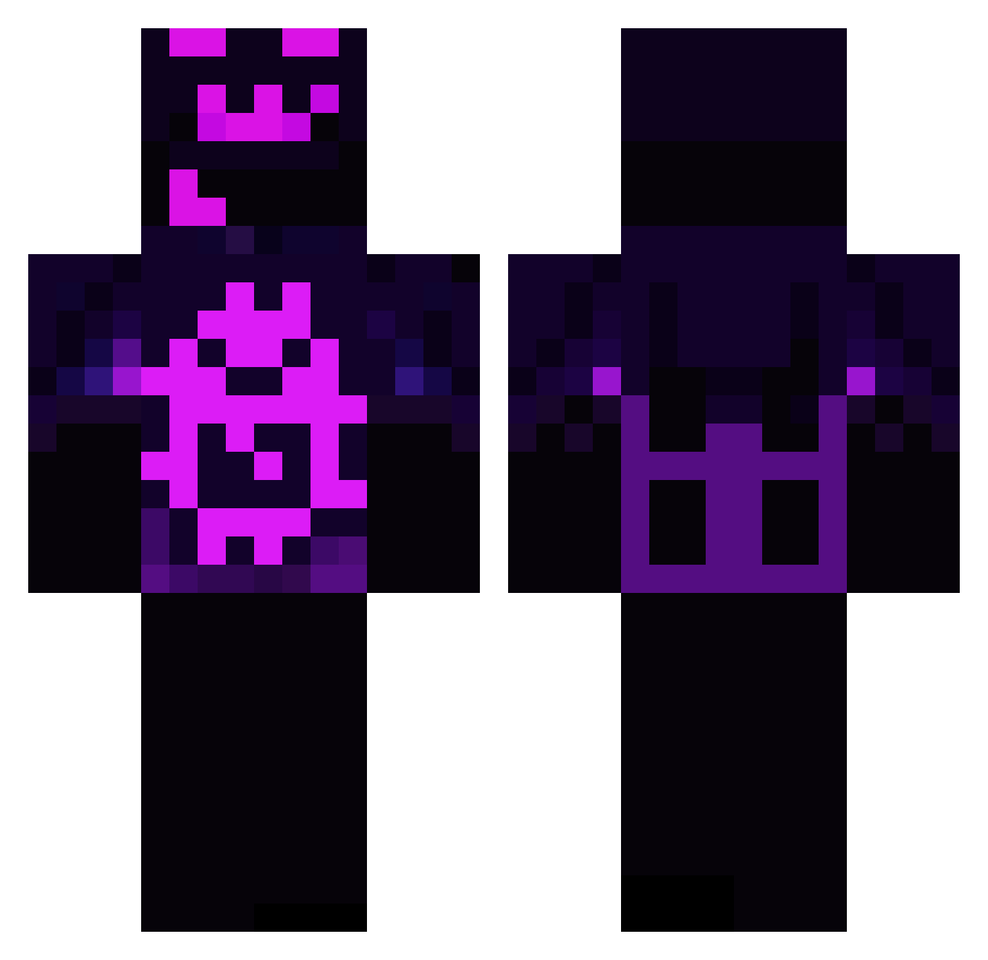 Lelanddd6374 Minecraft skin, front and back view