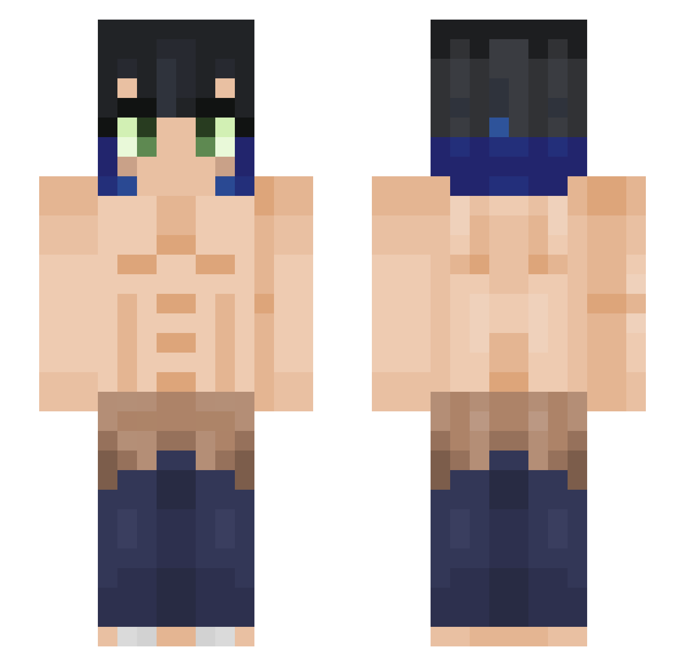 saynnn Minecraft skin, front and back view