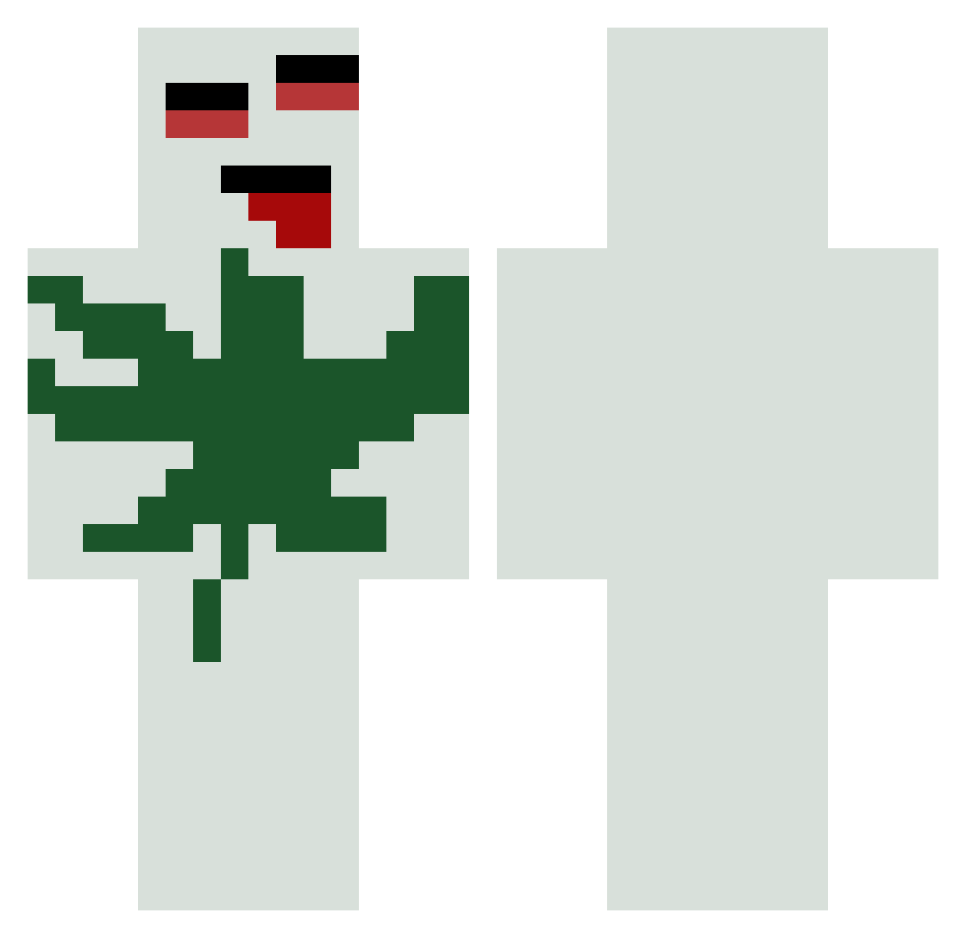 lilbearx9 Minecraft skin, front and back view