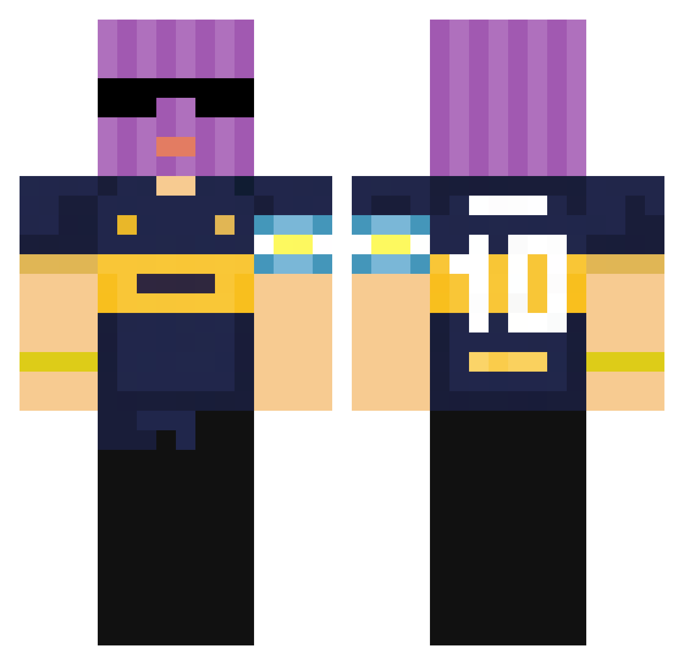 TheLeonix__ Minecraft skin, front and back view
