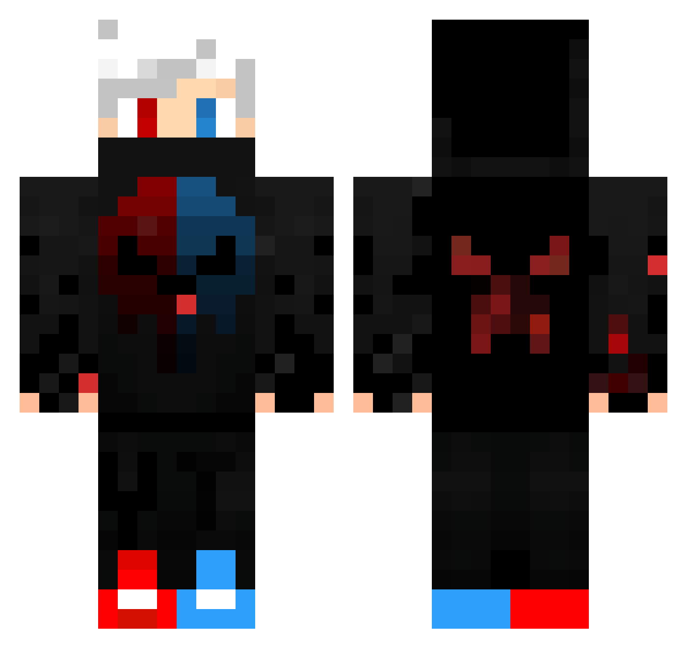 DreK_34 Minecraft skin, front and back view