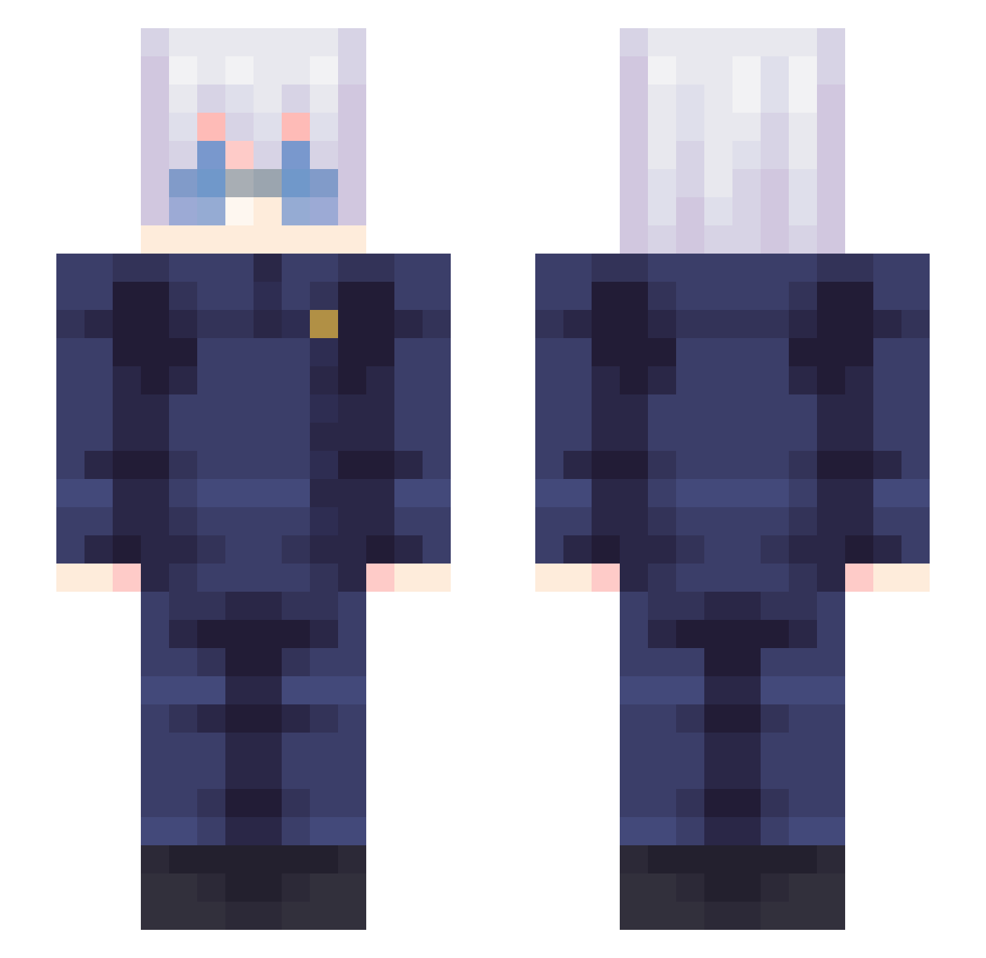 xanaks_ Minecraft skin, front and back view