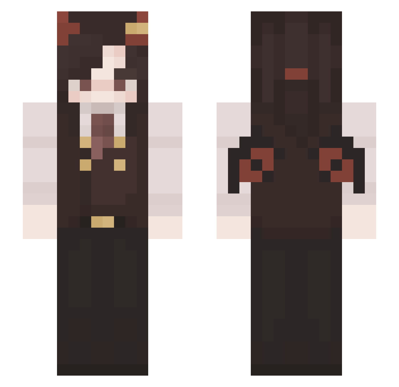Shadow_Nit3 Minecraft skin, front and back view