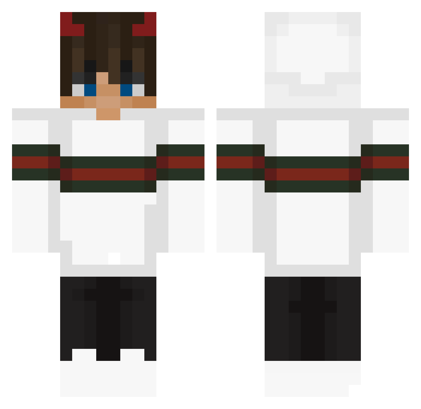Em_Sobak Minecraft skin, front and back view