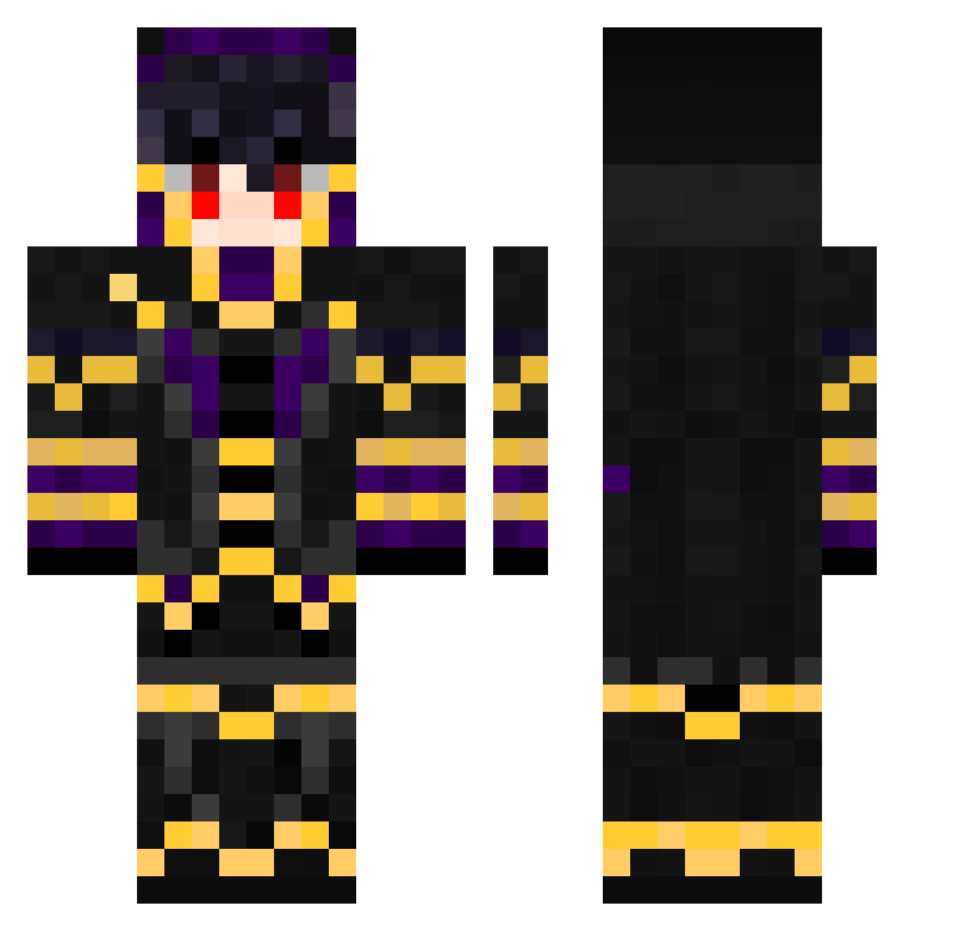 willmill_ Minecraft skin, front and back view