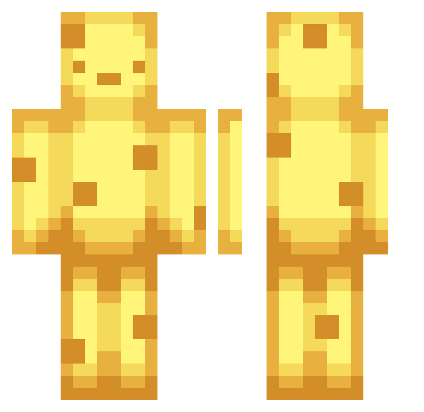 Simon_D1 Minecraft skin, front and back view