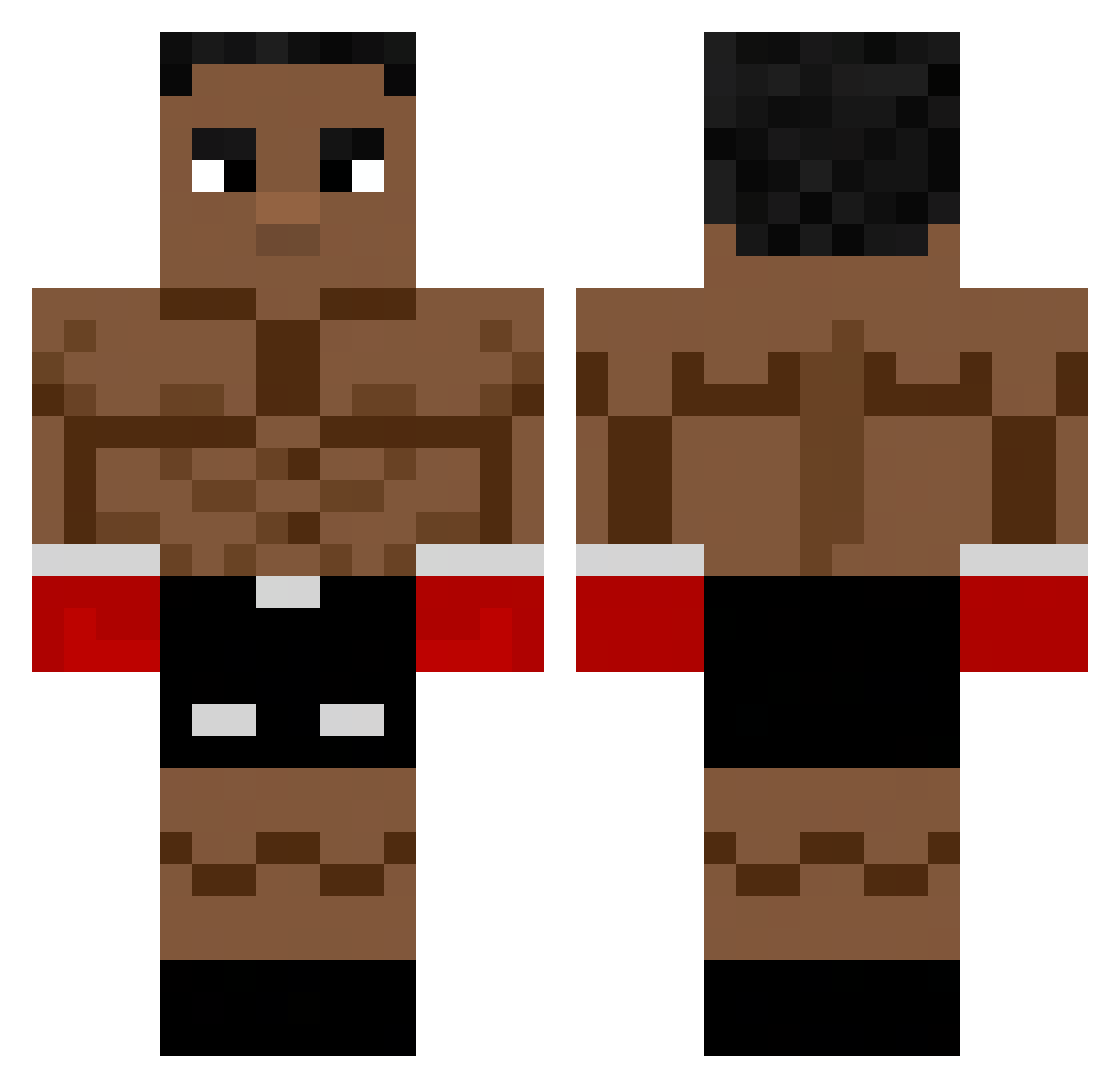 DarkOverEIEI Minecraft skin, front and back view