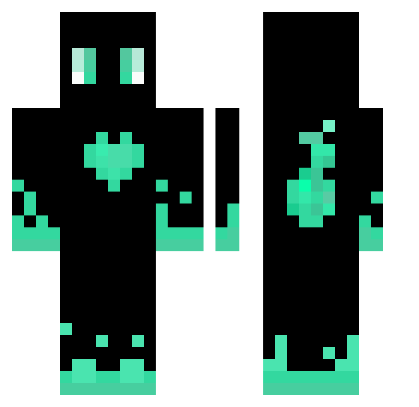 Nafi_G Minecraft skin, front and back view