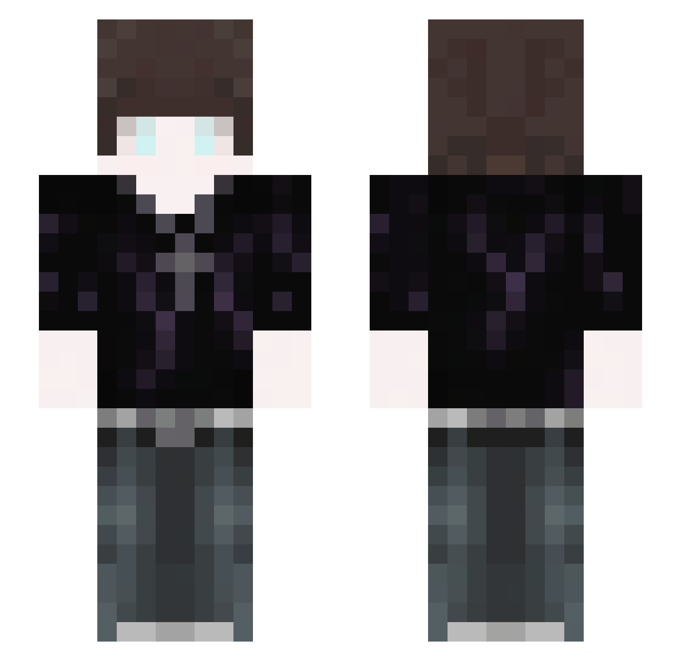 _iuf Minecraft skin, front and back view