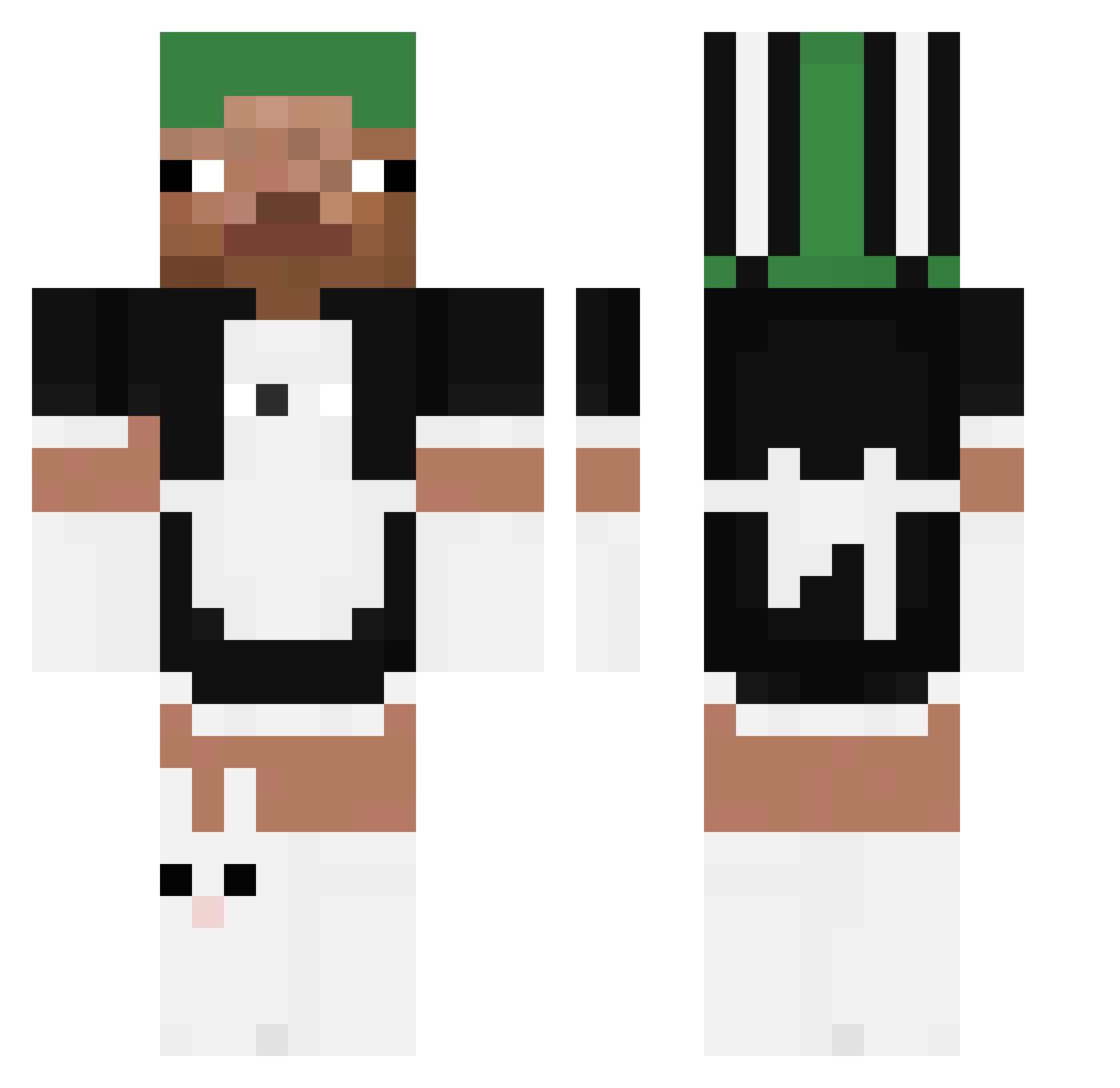 IAncientI Minecraft skin, front and back view