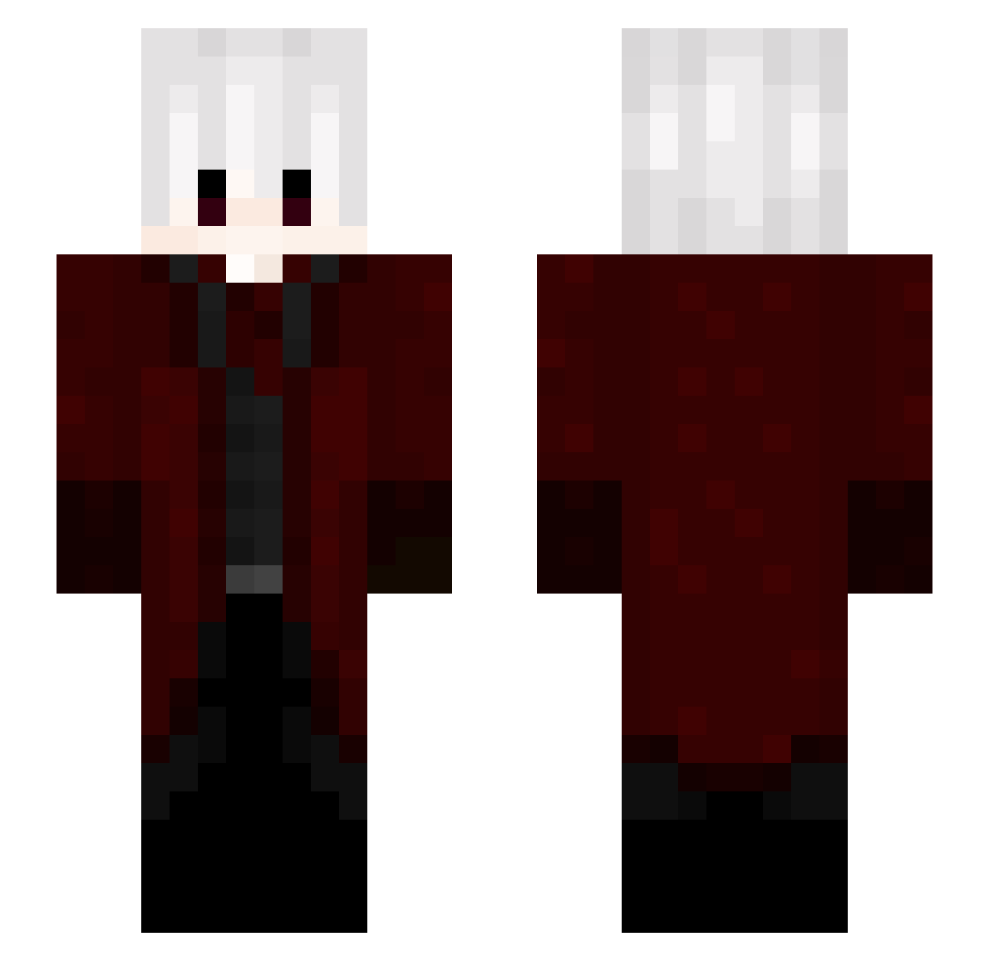 JaozimBR Minecraft skin, front and back view
