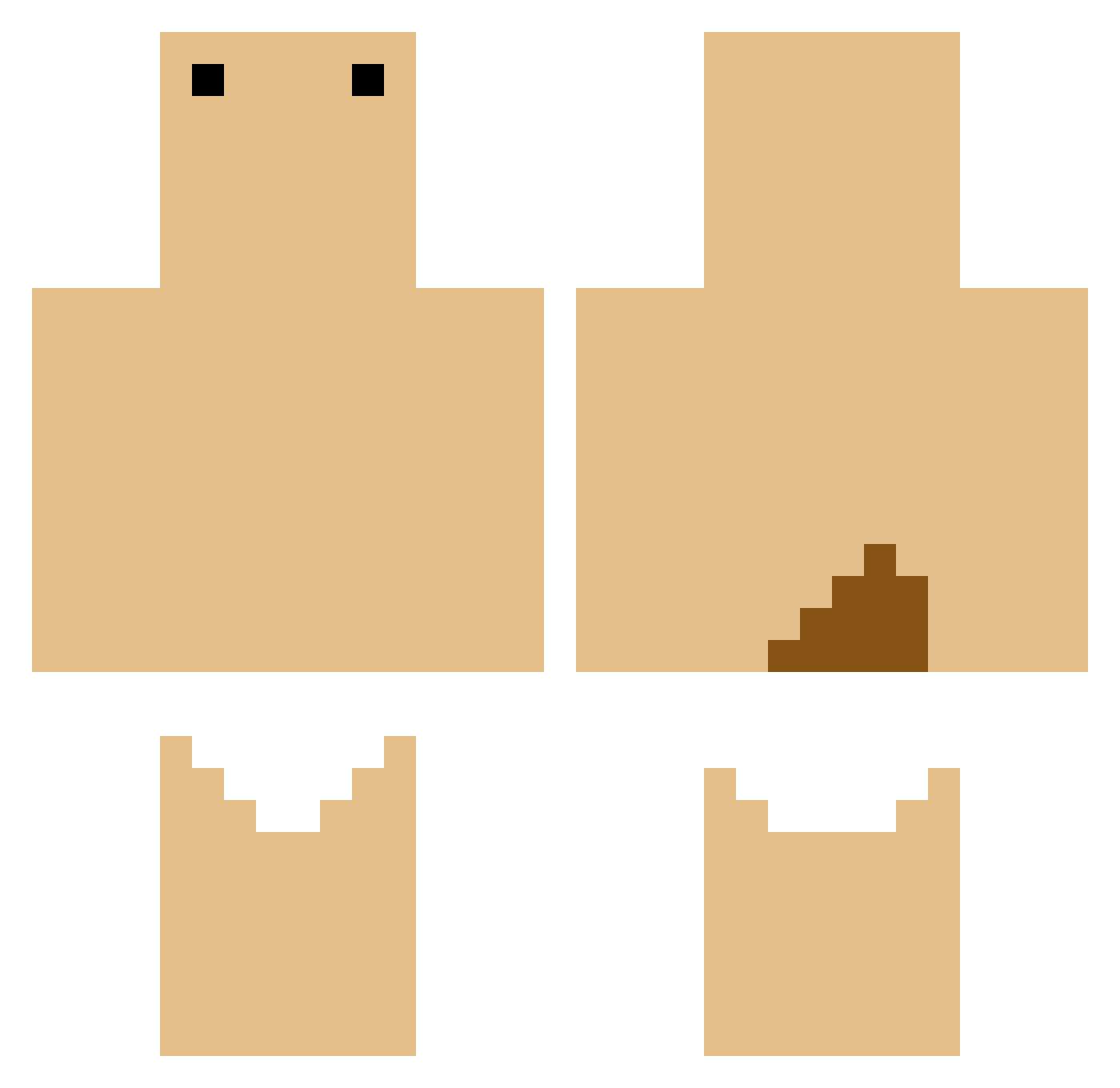 Gurkenlord241206 Minecraft skin, front and back view