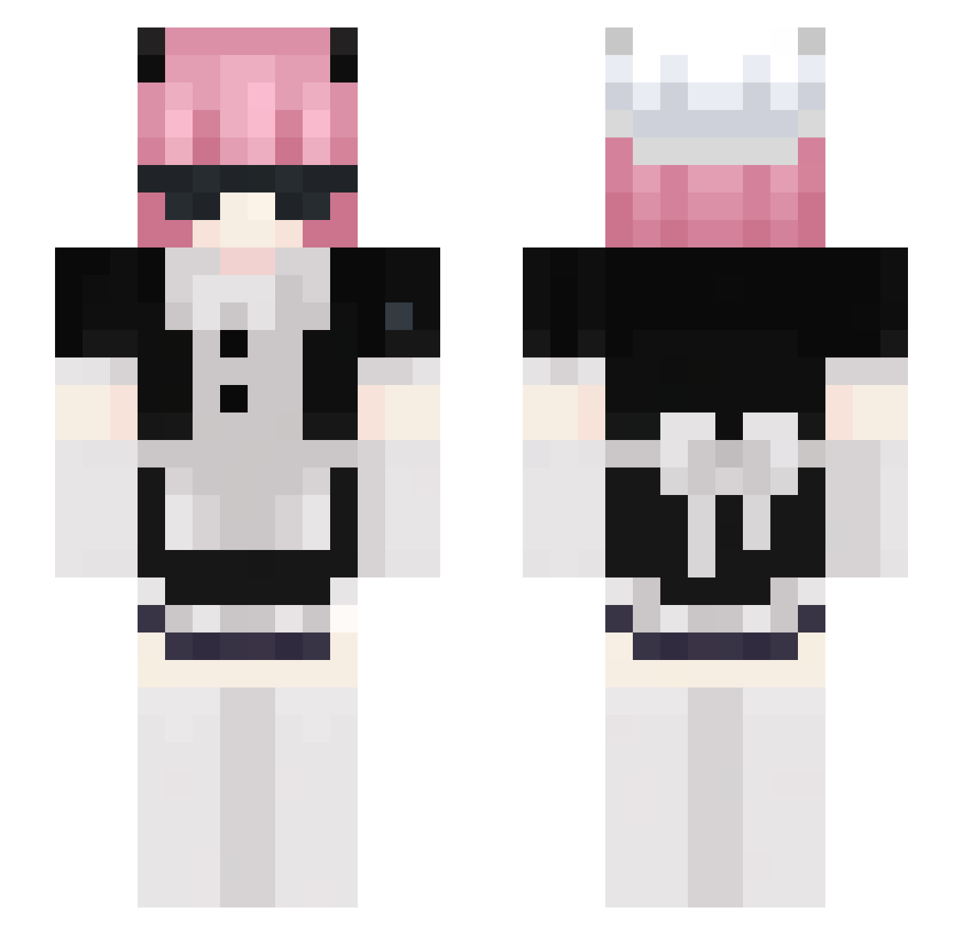 naoeovinho Minecraft skin, front and back view