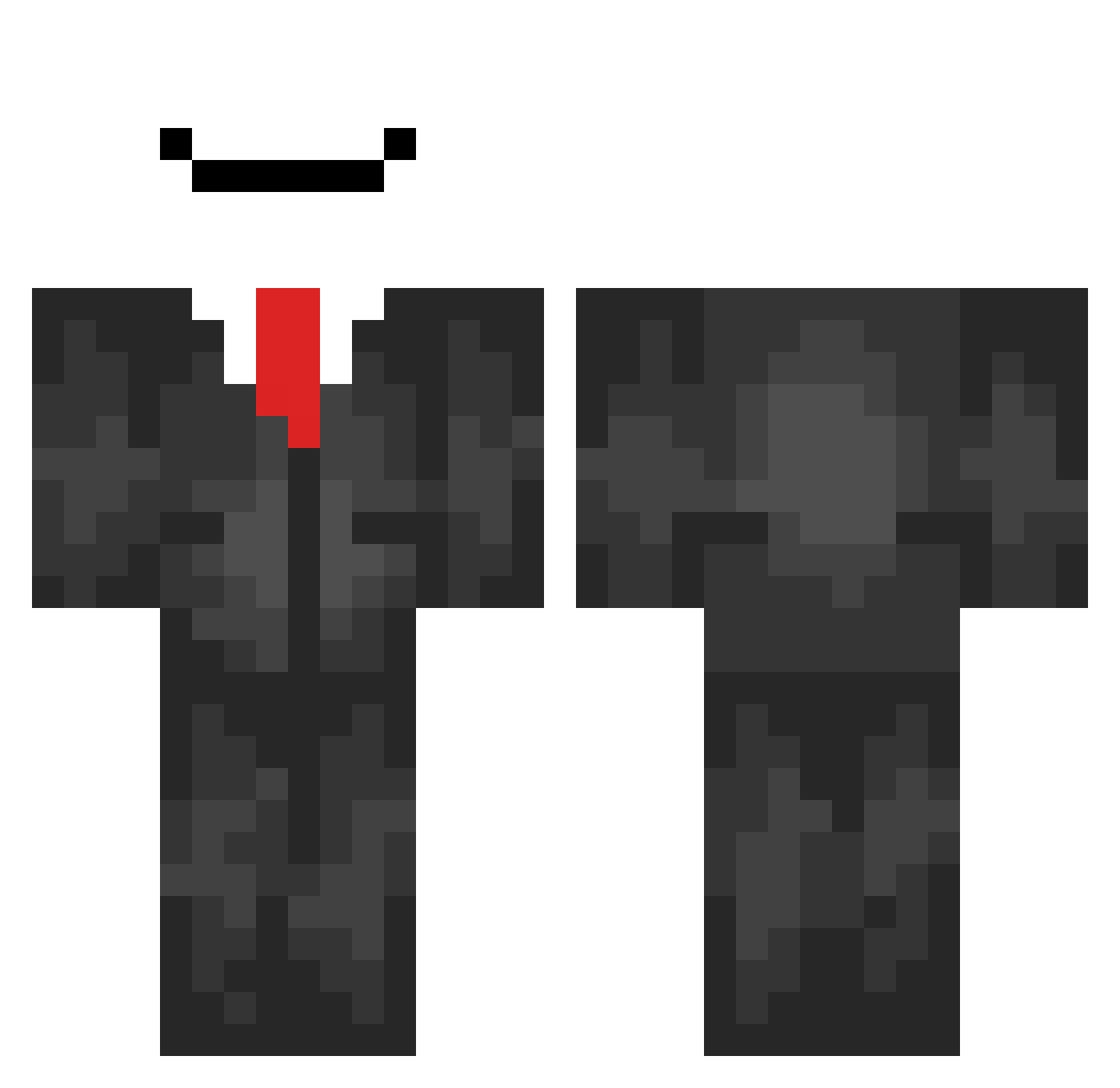 __Xeno__ Minecraft skin, front and back view