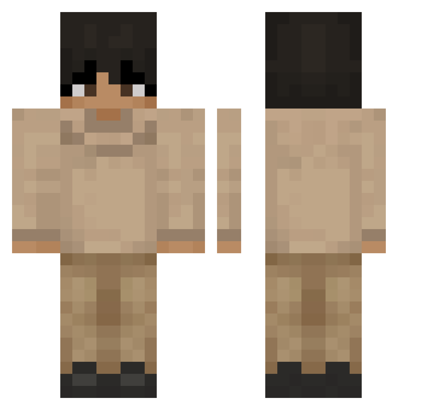 TT_Mr_OffTopie Minecraft skin, front and back view