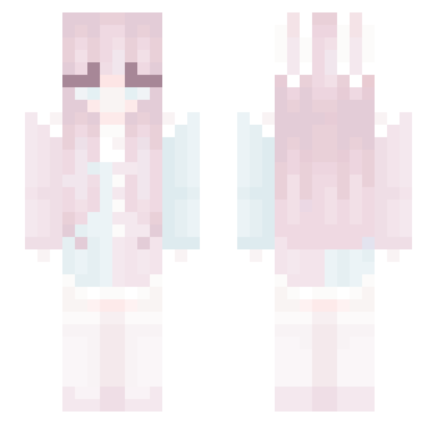 Sarica12 Minecraft skin, front and back view
