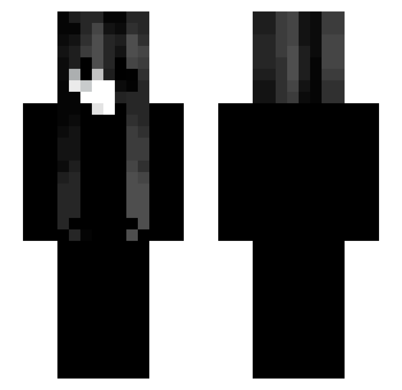 VapingSnxbba Minecraft skin, front and back view
