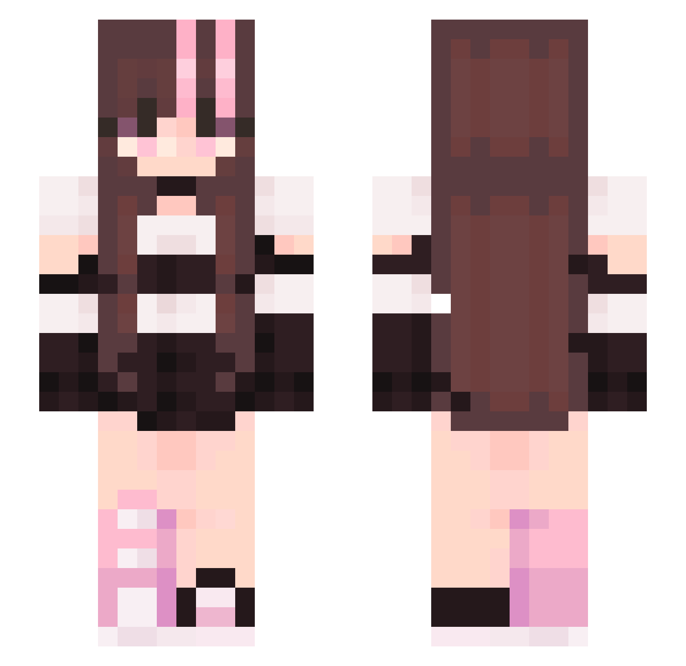 RgMC__ Minecraft skin, front and back view