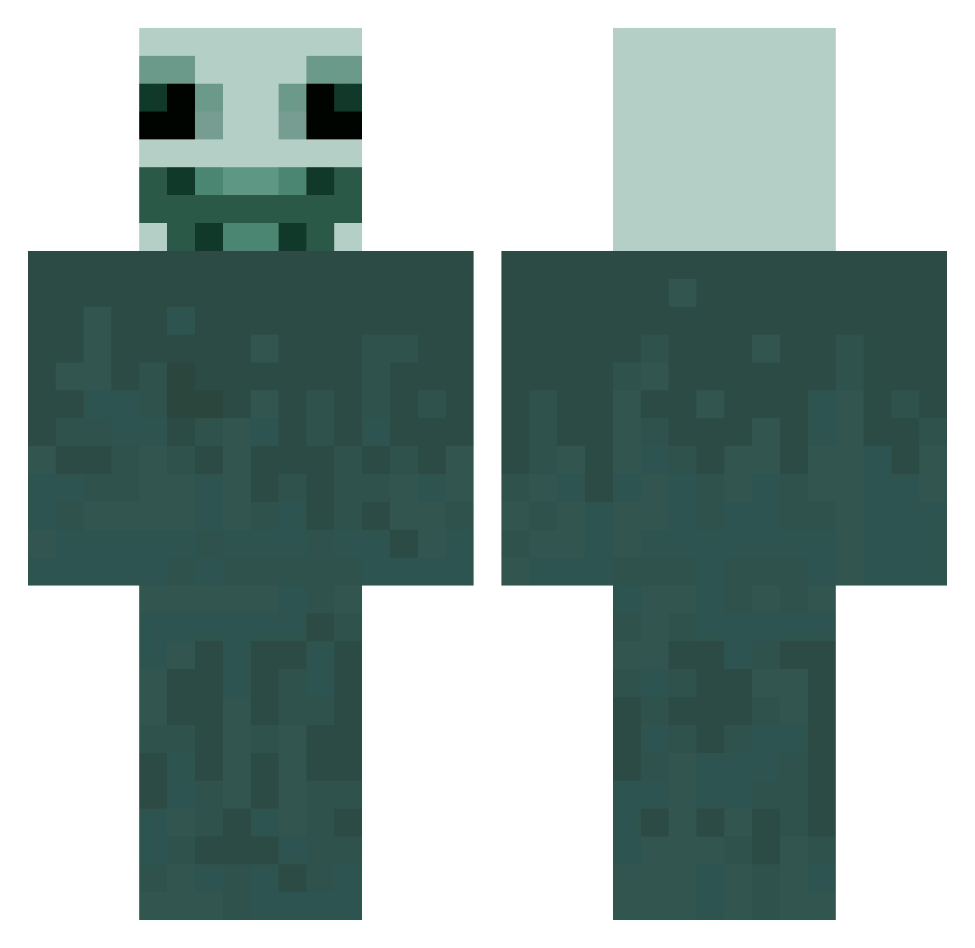 quicksonic88 Minecraft skin, front and back view