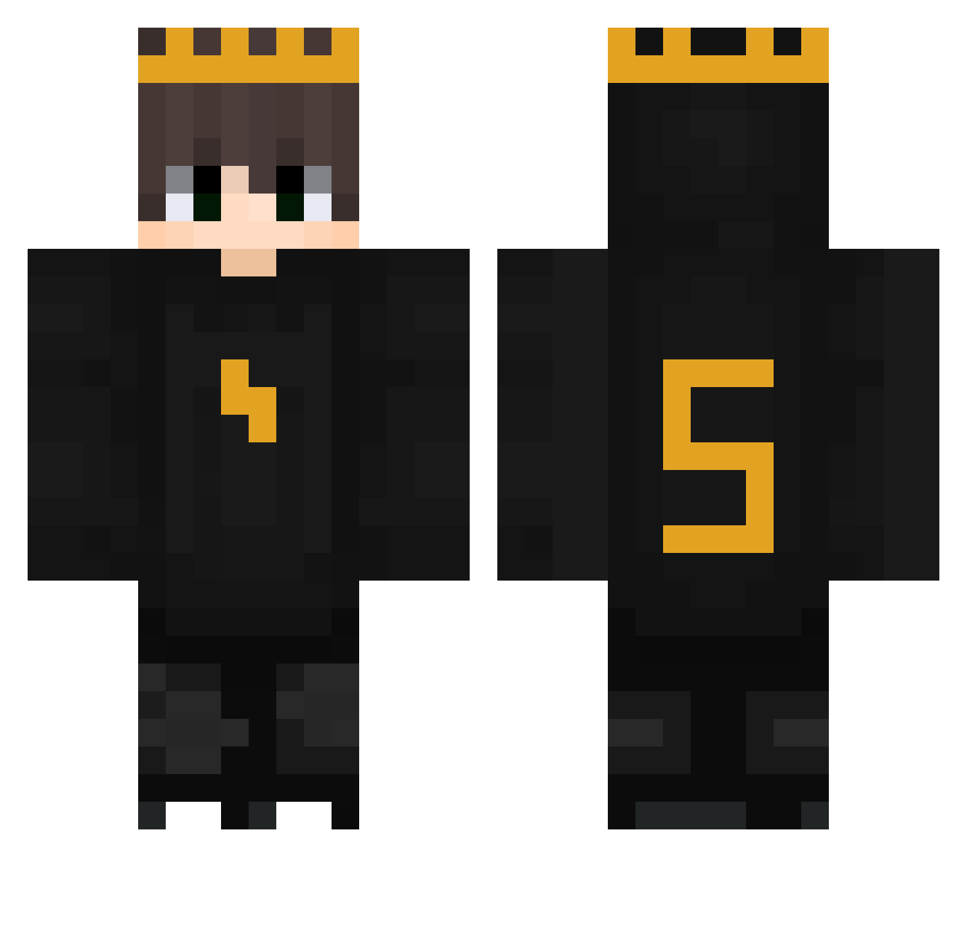 zzxgp_yfcQf Minecraft skin, front and back view