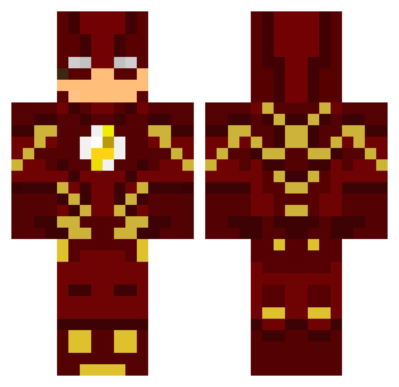 SpeedBud5 Minecraft skin, front and back view